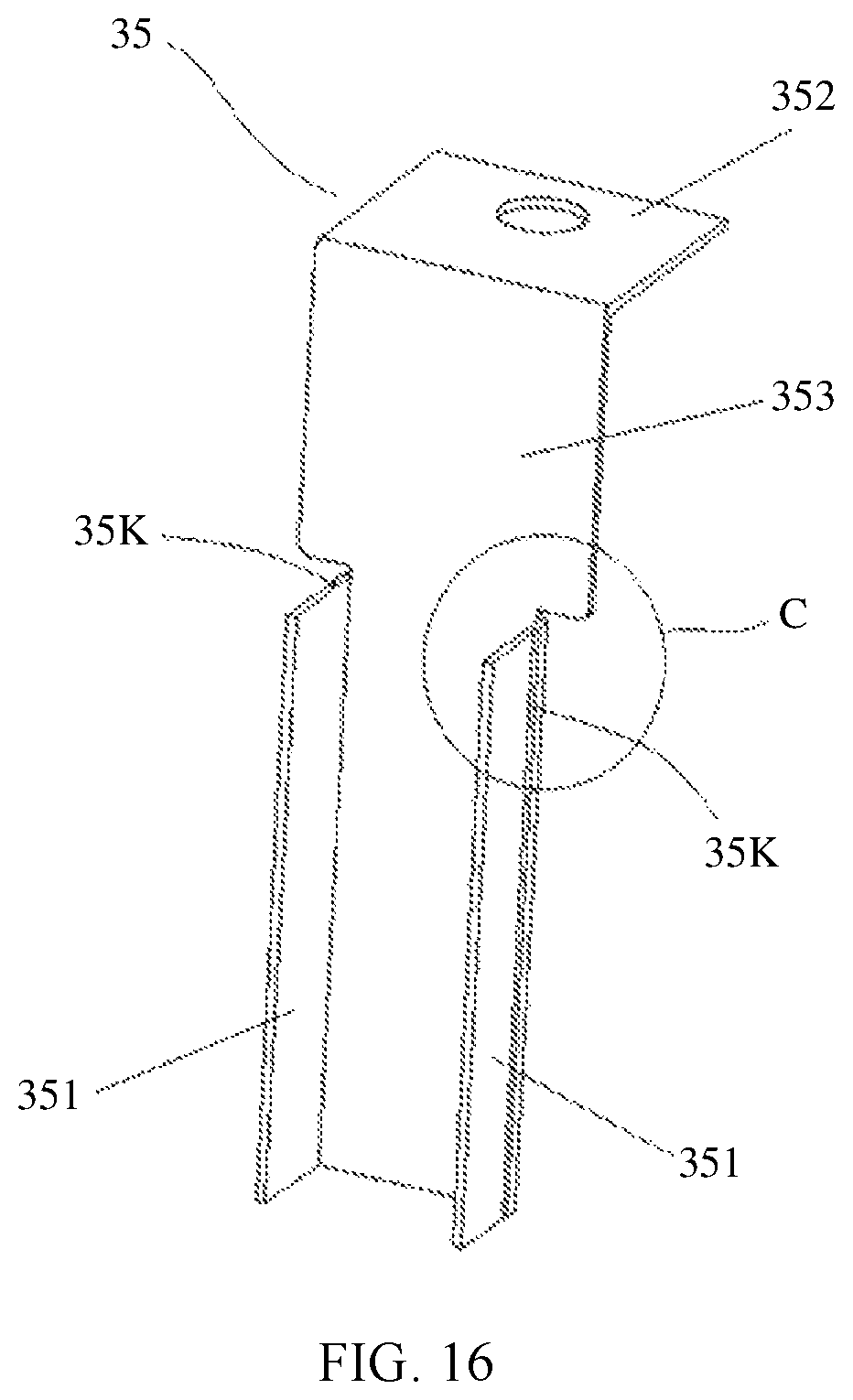 Patent US11824286 Figure 11 – Connection member and rechargeable battery