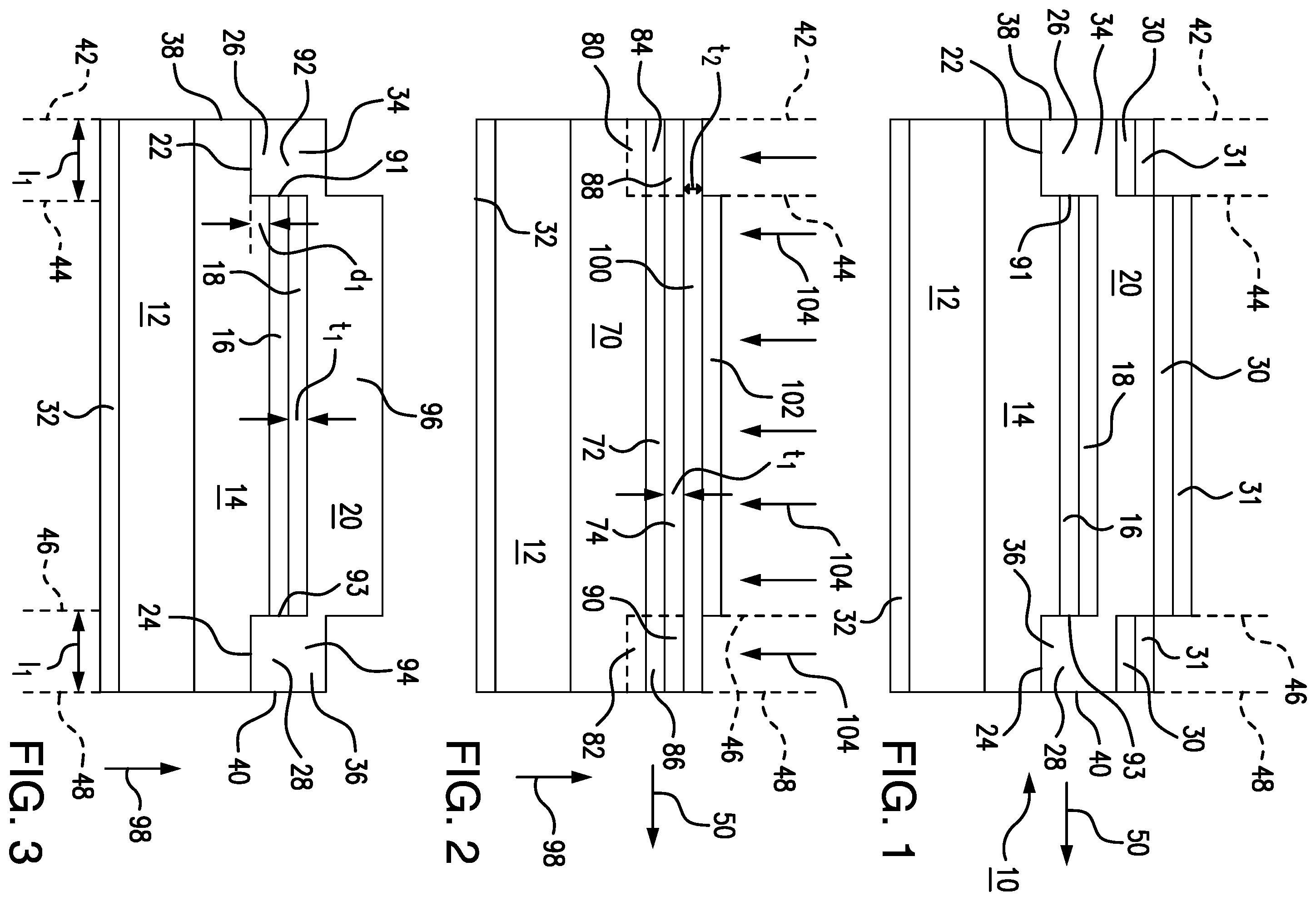 Patent US11824322 — Laser device with non-absorbing mirror, and method — Figure 1