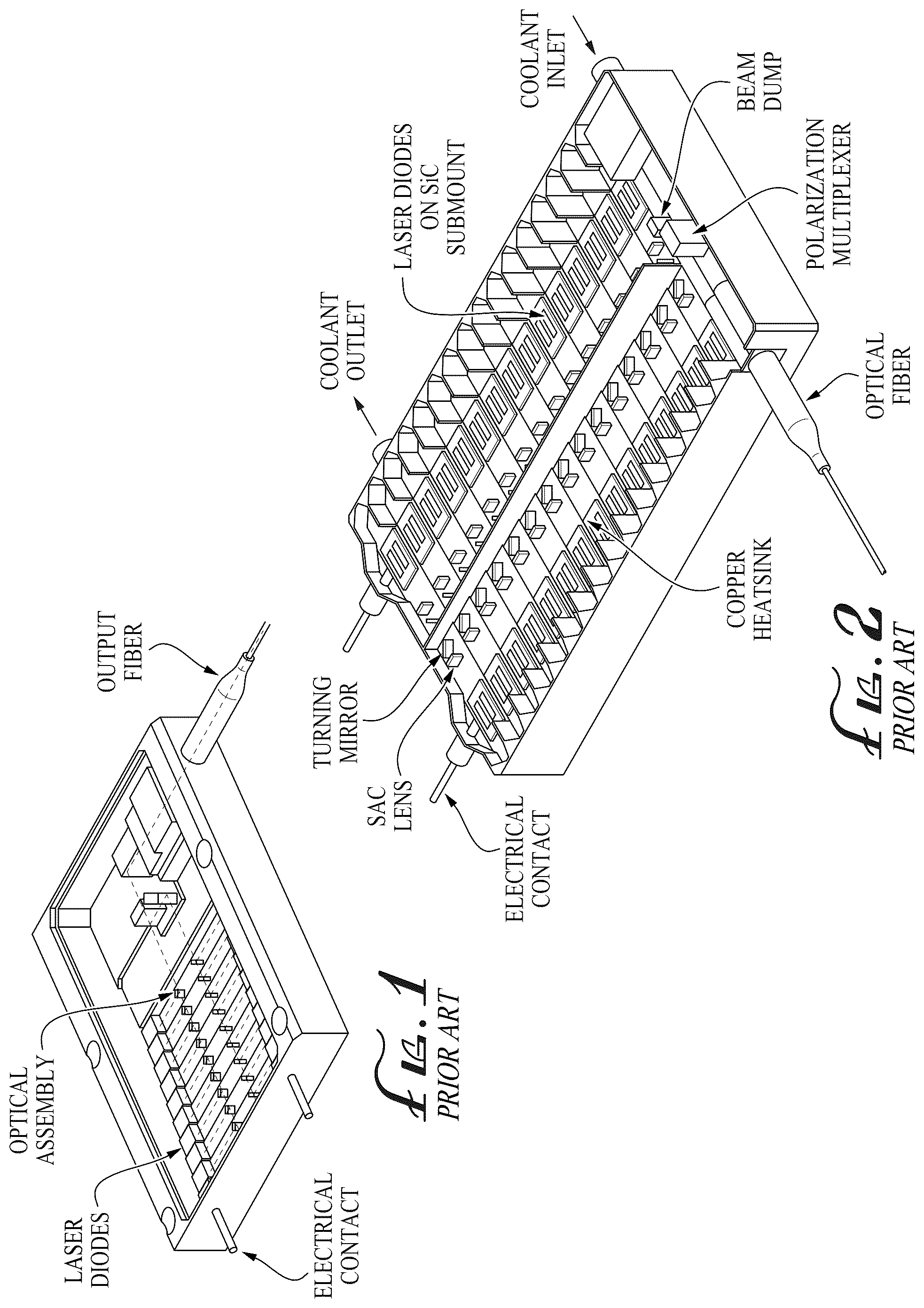 Patent US11824323 — Diode laser package for bidirectionally emitting semiconductor laser devices — Figure 1