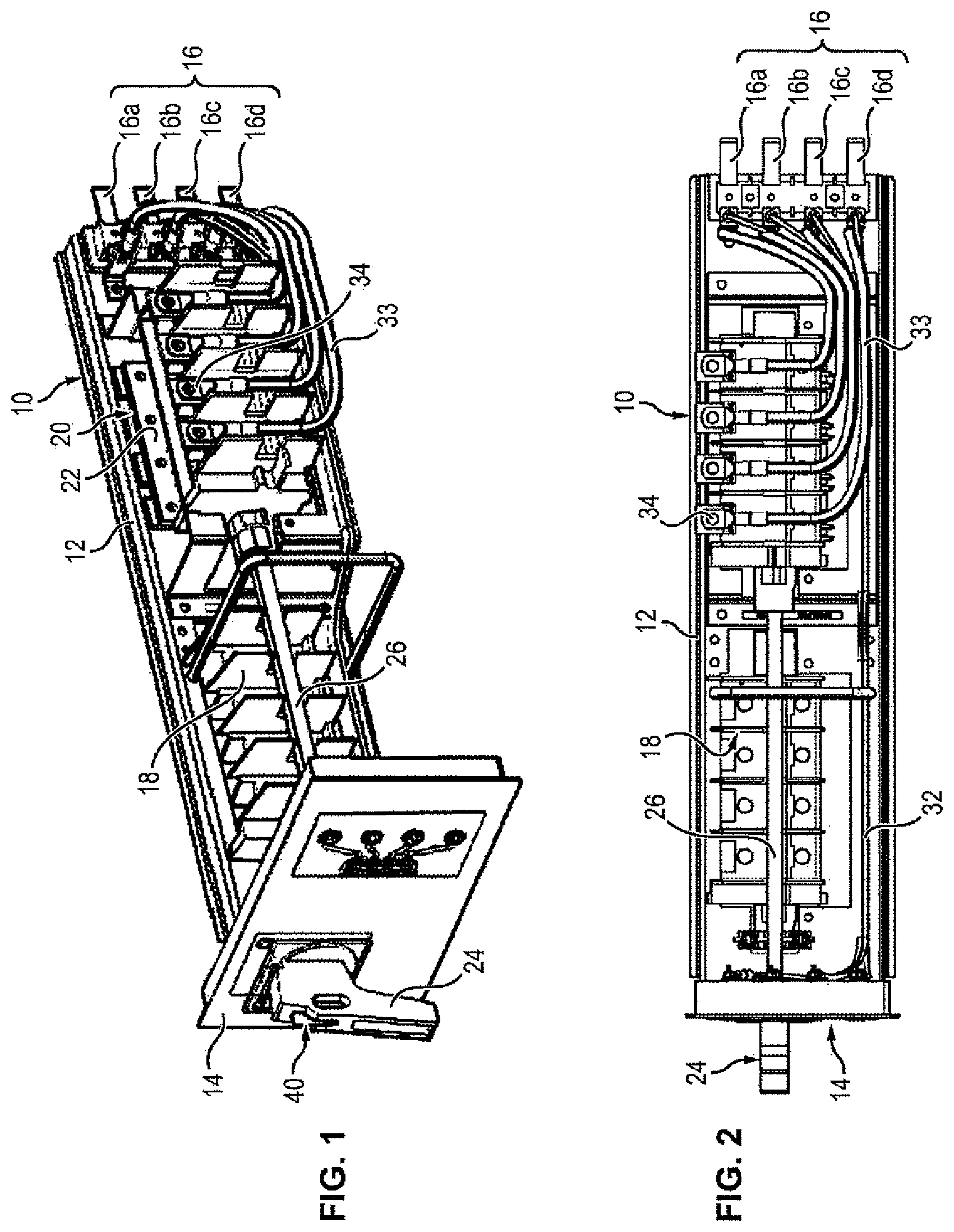 Patent US11824328 — Maintenance drawer for an electrical distribution switchboard — Figure 1