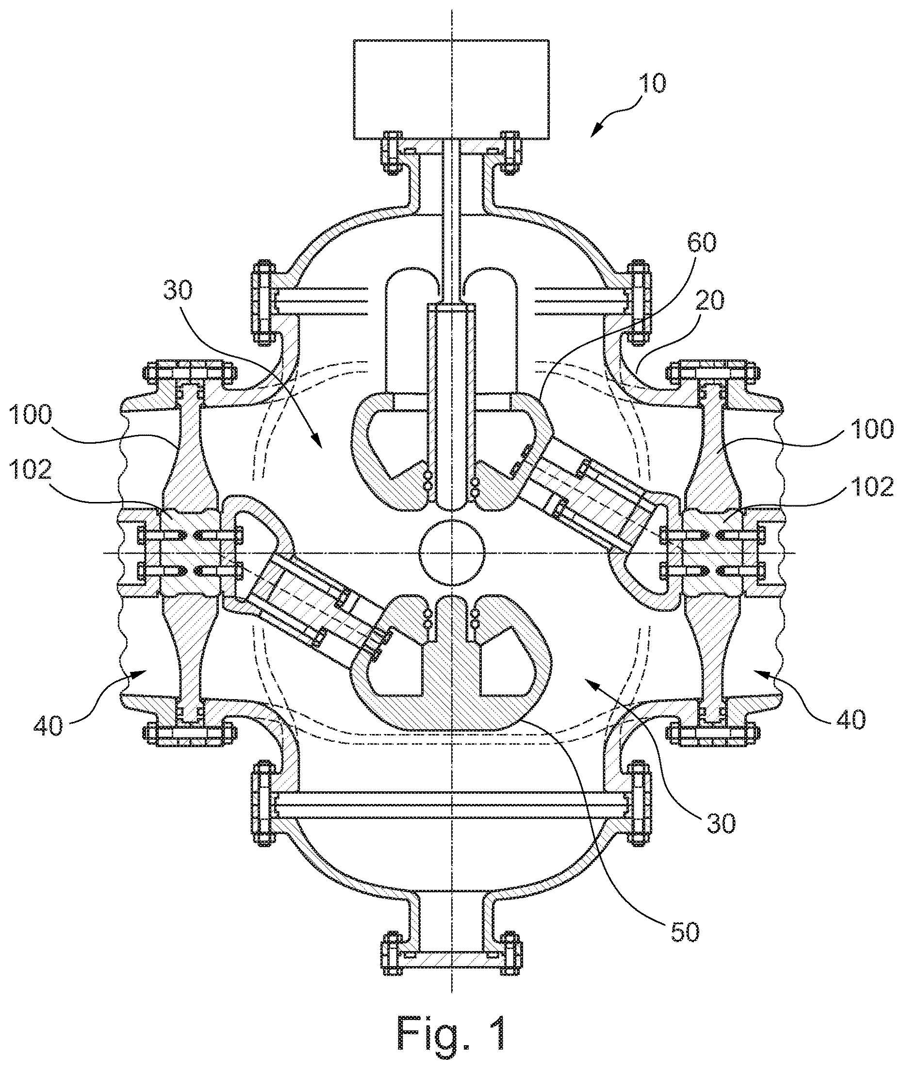Patent US11824330 — Insulator for a medium- or high-voltage gas-insulated switchgear — Figure 1