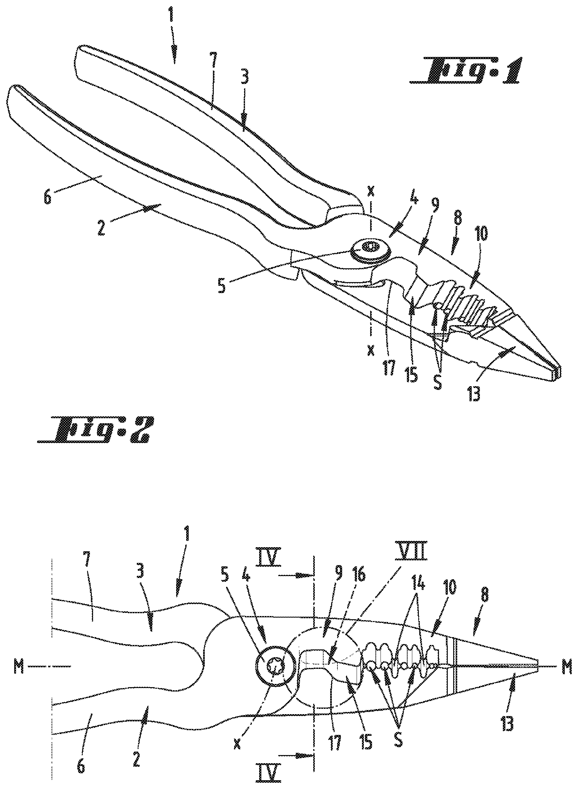 Patent US11824331 Figure 1 – Pliers