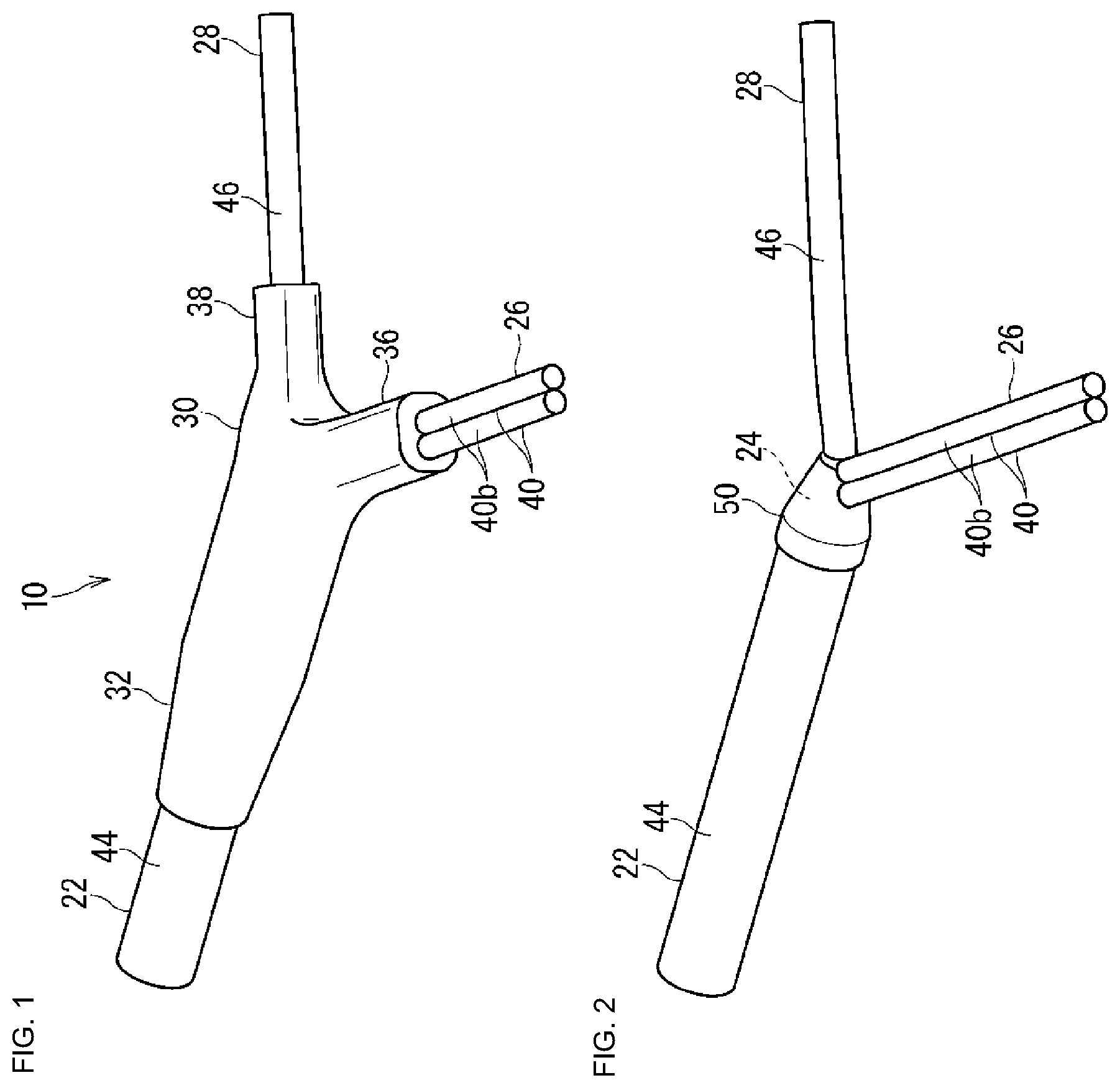Patent US11824334 Figure 1 – Wiring member