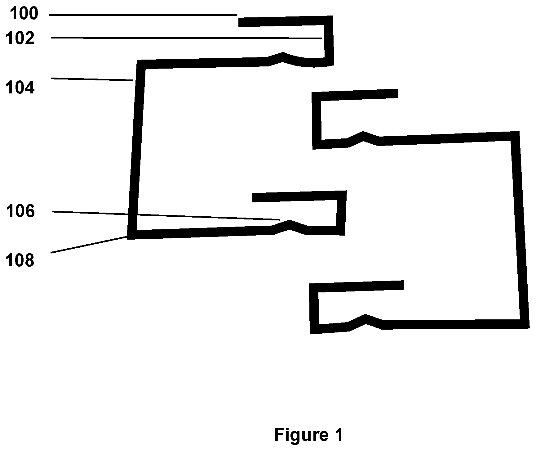 Patent US11824339 — Work to old work electrical box clip — Figure 1