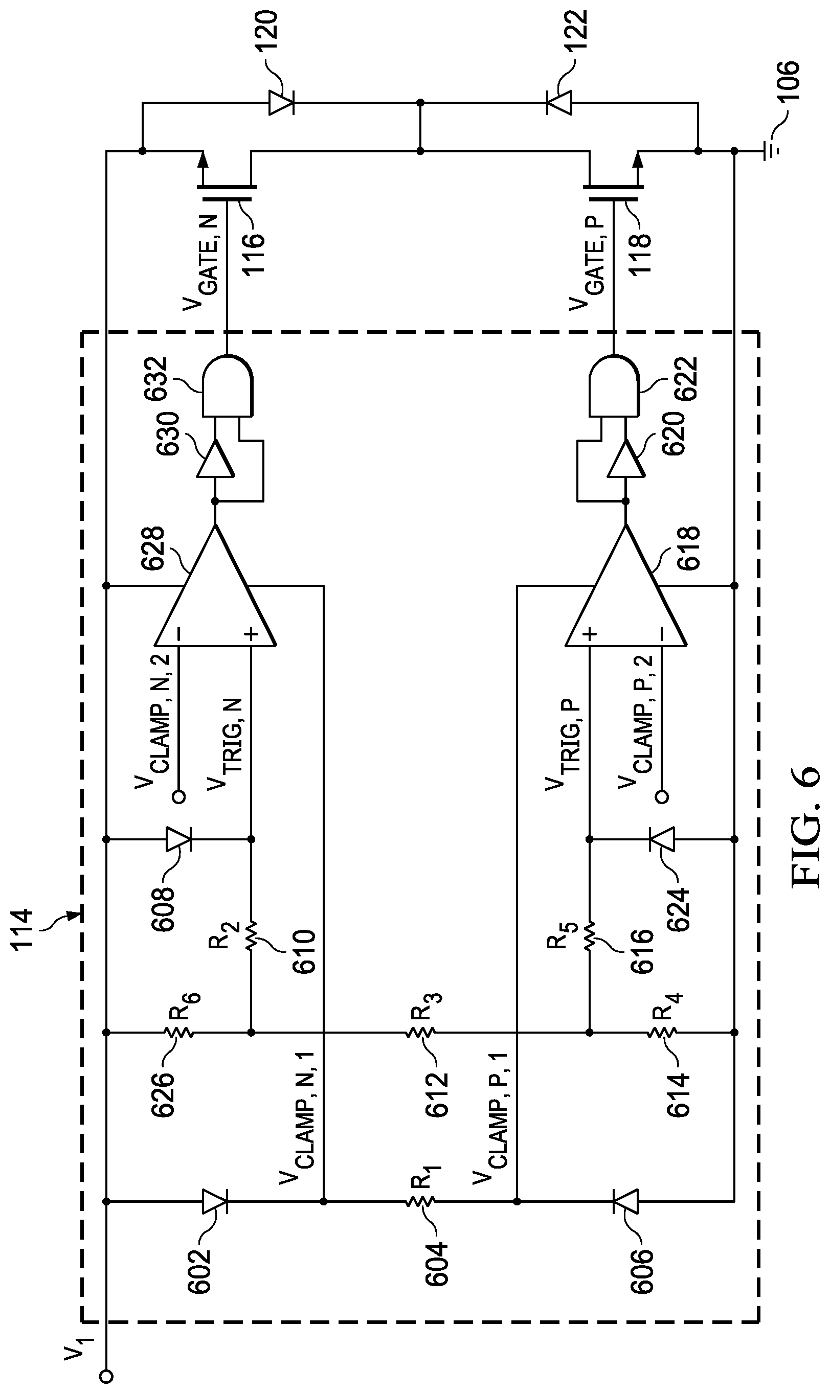 Patent US11824345 Figure 6 – Methods and apparatus to improve performance of power path protection devices