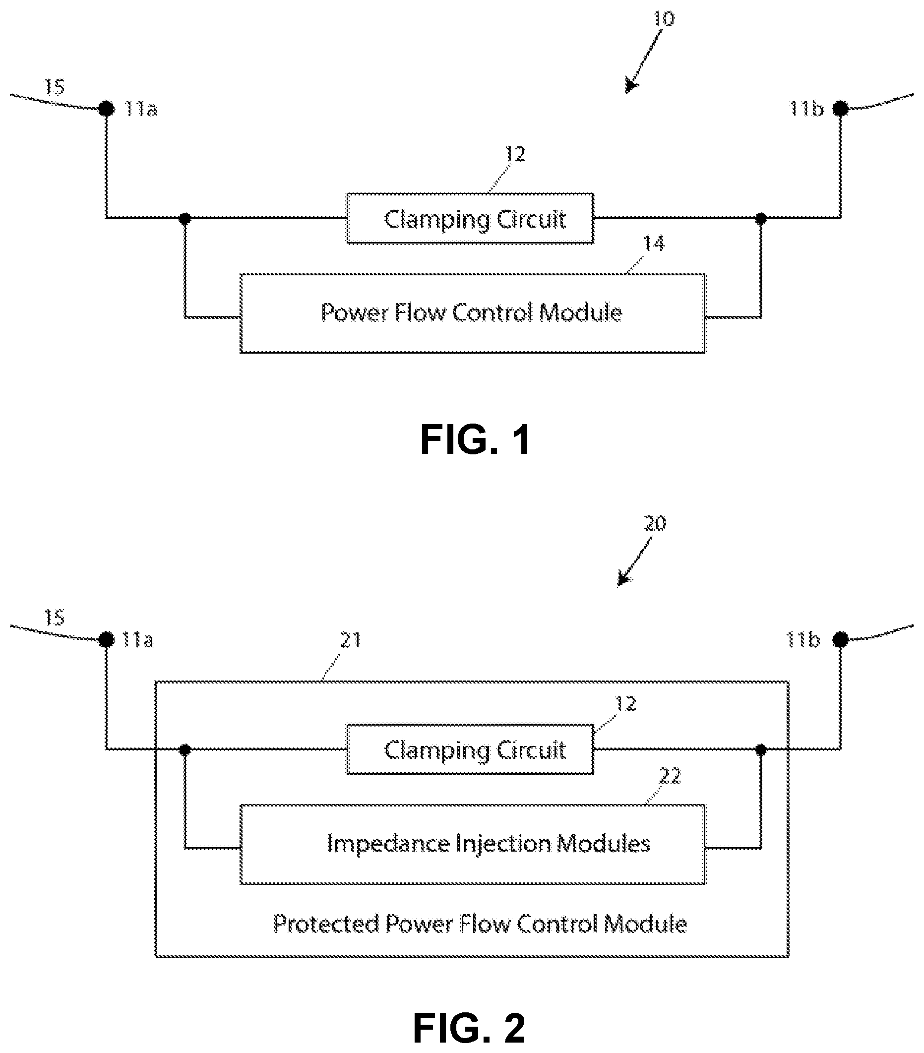 Patent US11824350 — Clamping circuit for protecting FACTs — Figure 1