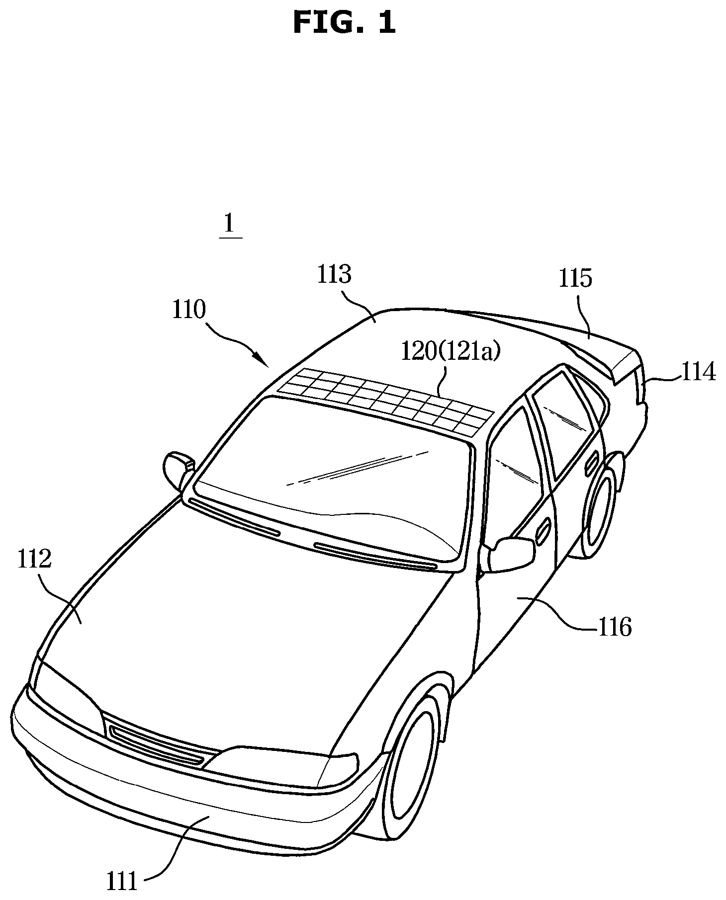 Patent US11824352 — Power supply device, vehicle having the same, and method of controlling the same — Figure 1