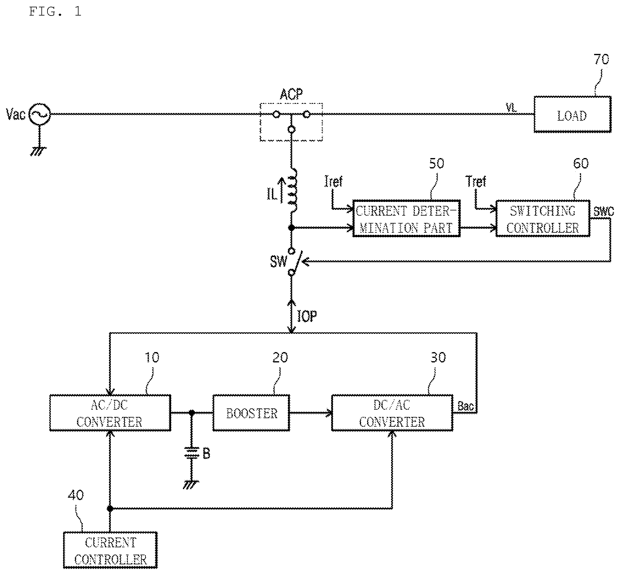 Patent US11824364 — Energy storage system — Figure 1