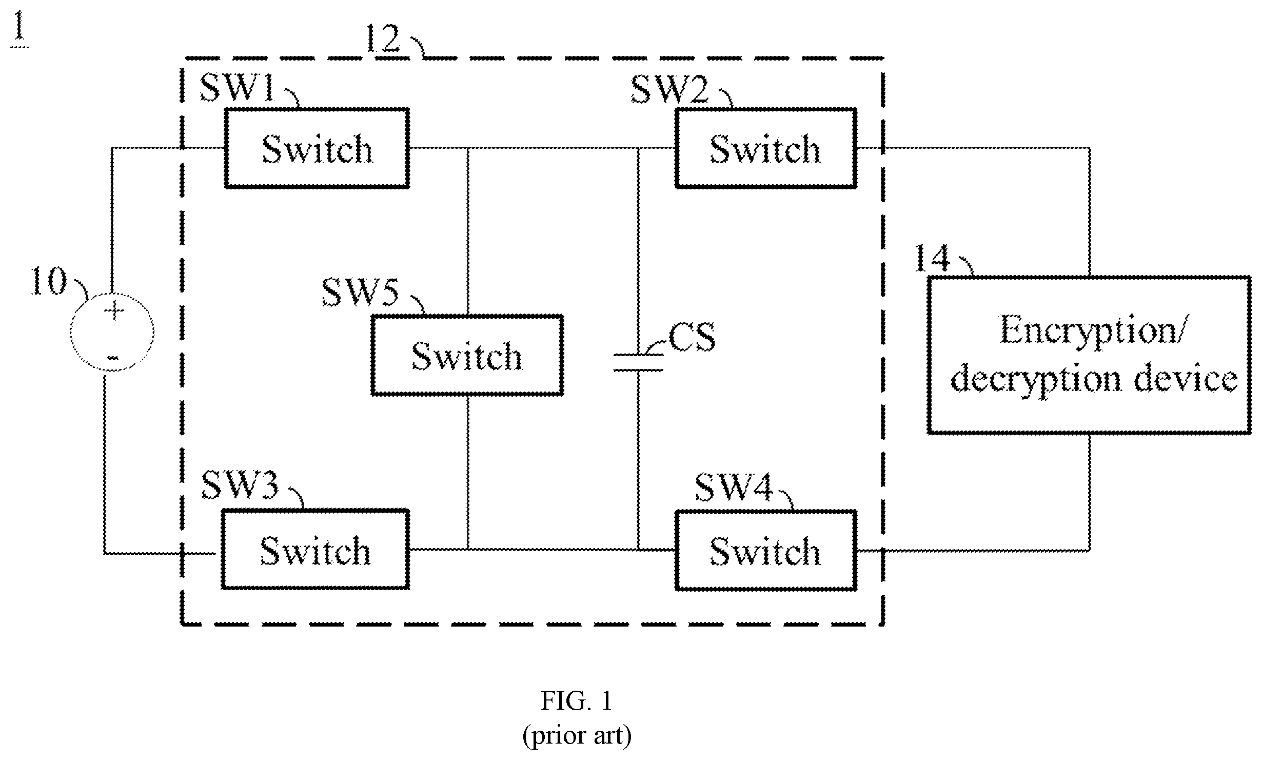 Patent US11824393 — Power supplying device, method and secure system — Figure 1