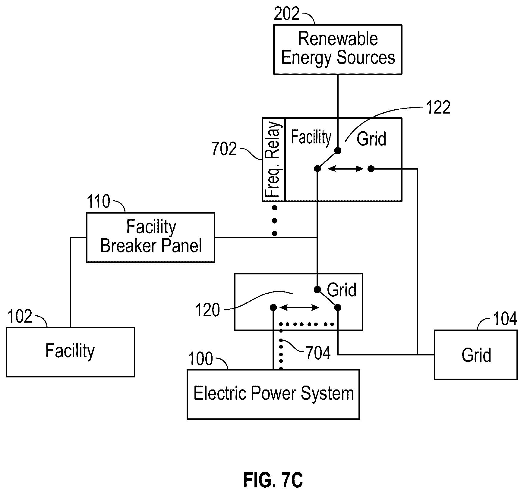 Patent US11824399 Figure 7 – Back-up generator and associated electric power systems