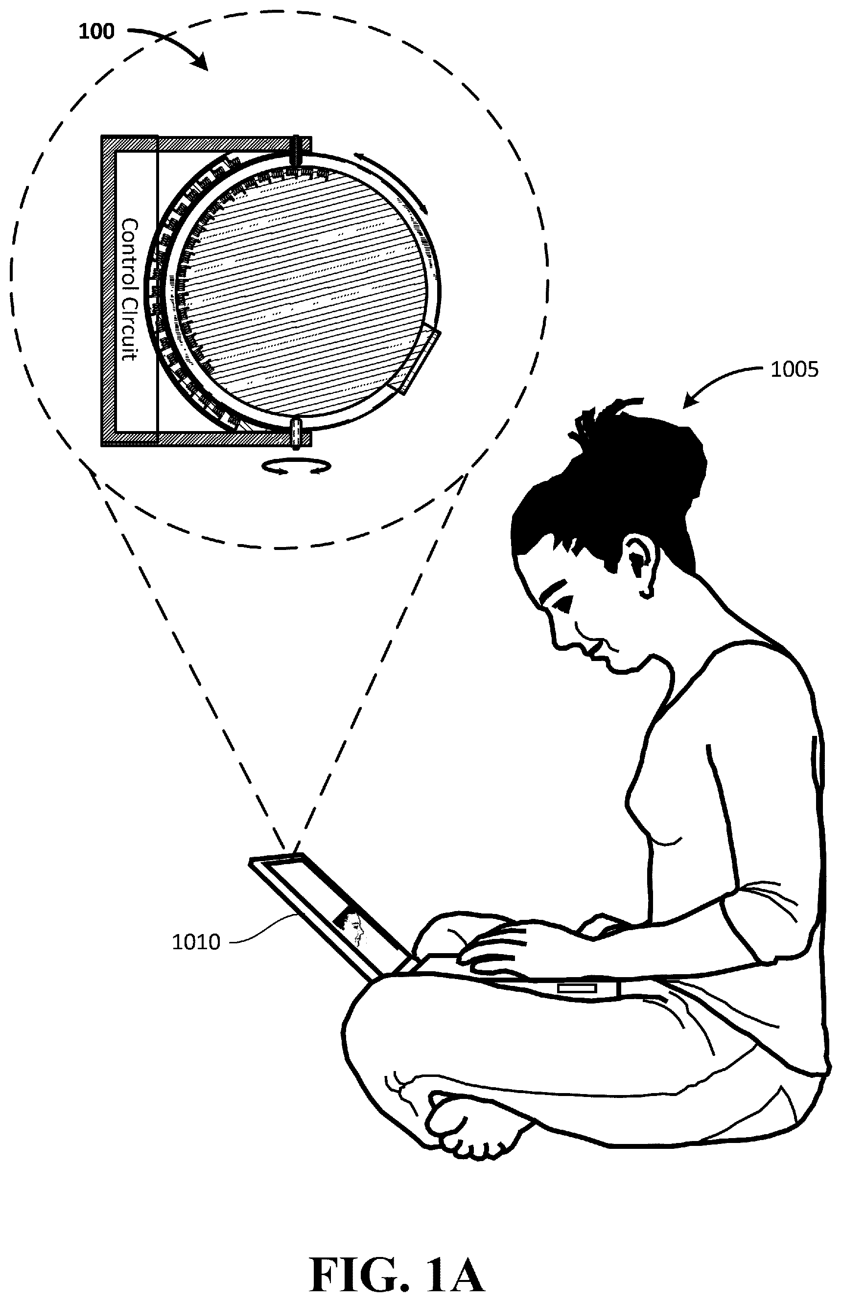 Patent US11824400 — Electromagnetic payload orientation control — Figure 1