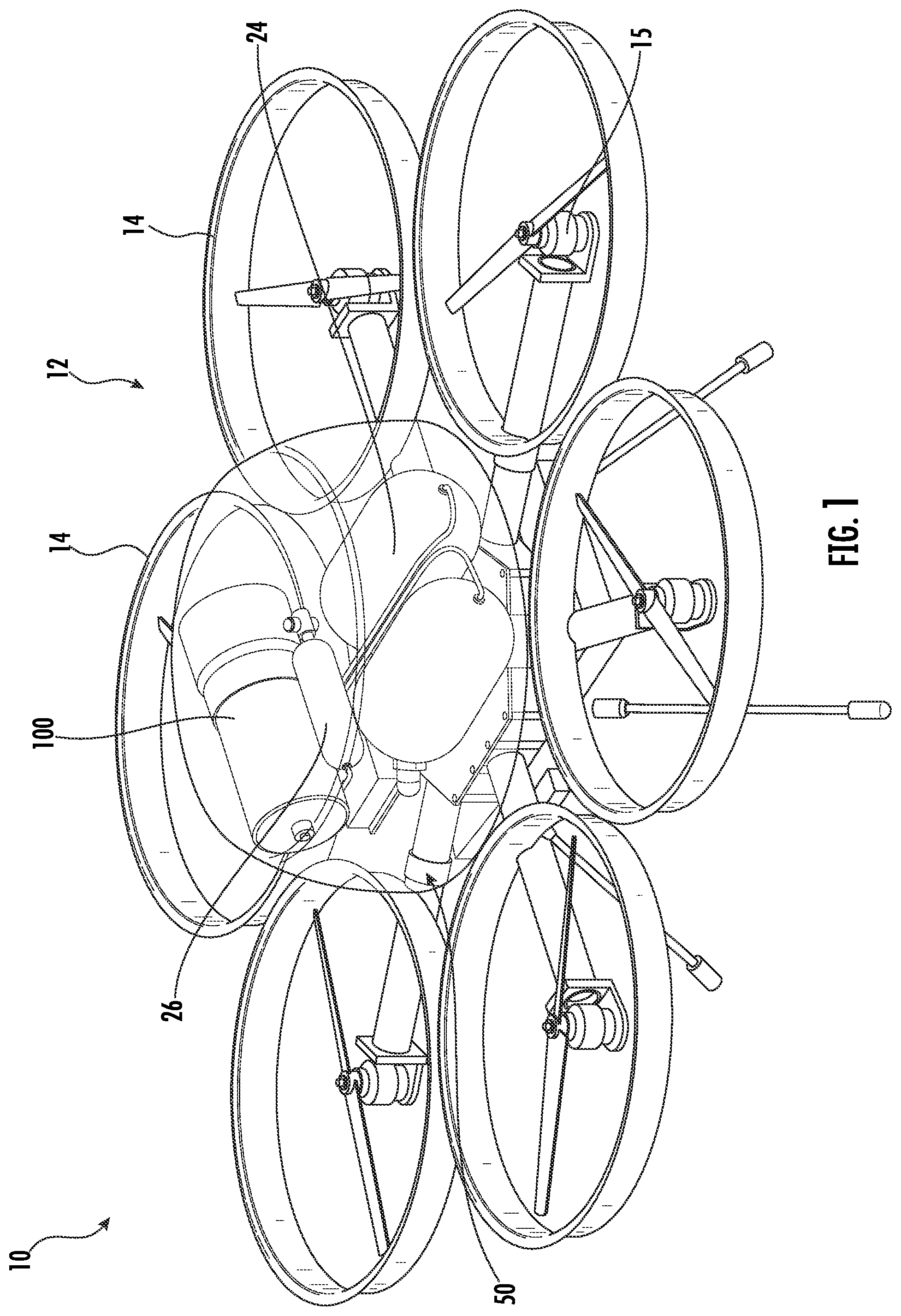 Patent US11824424 — Combined integrated waste heat recovery and inlet pressure boost system — Figure 1
