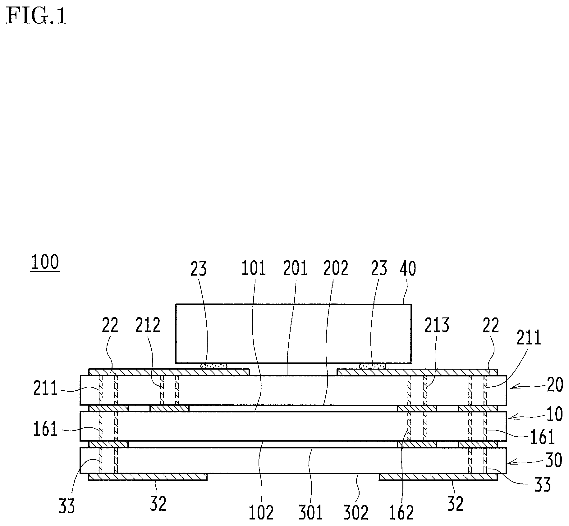 Patent US11824512 — Piezoelectric resonator device — Figure 1