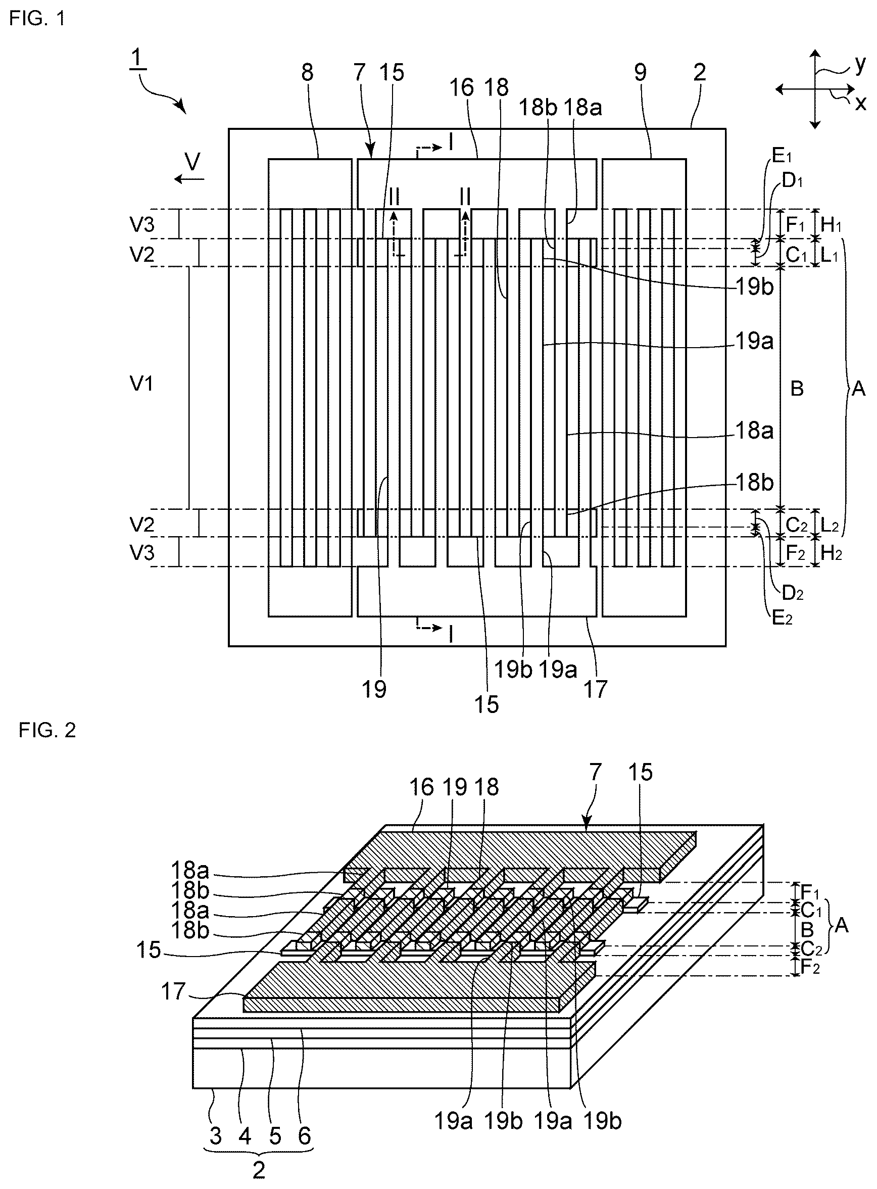 Patent US11824513 Figure 1 – Acoustic wave device