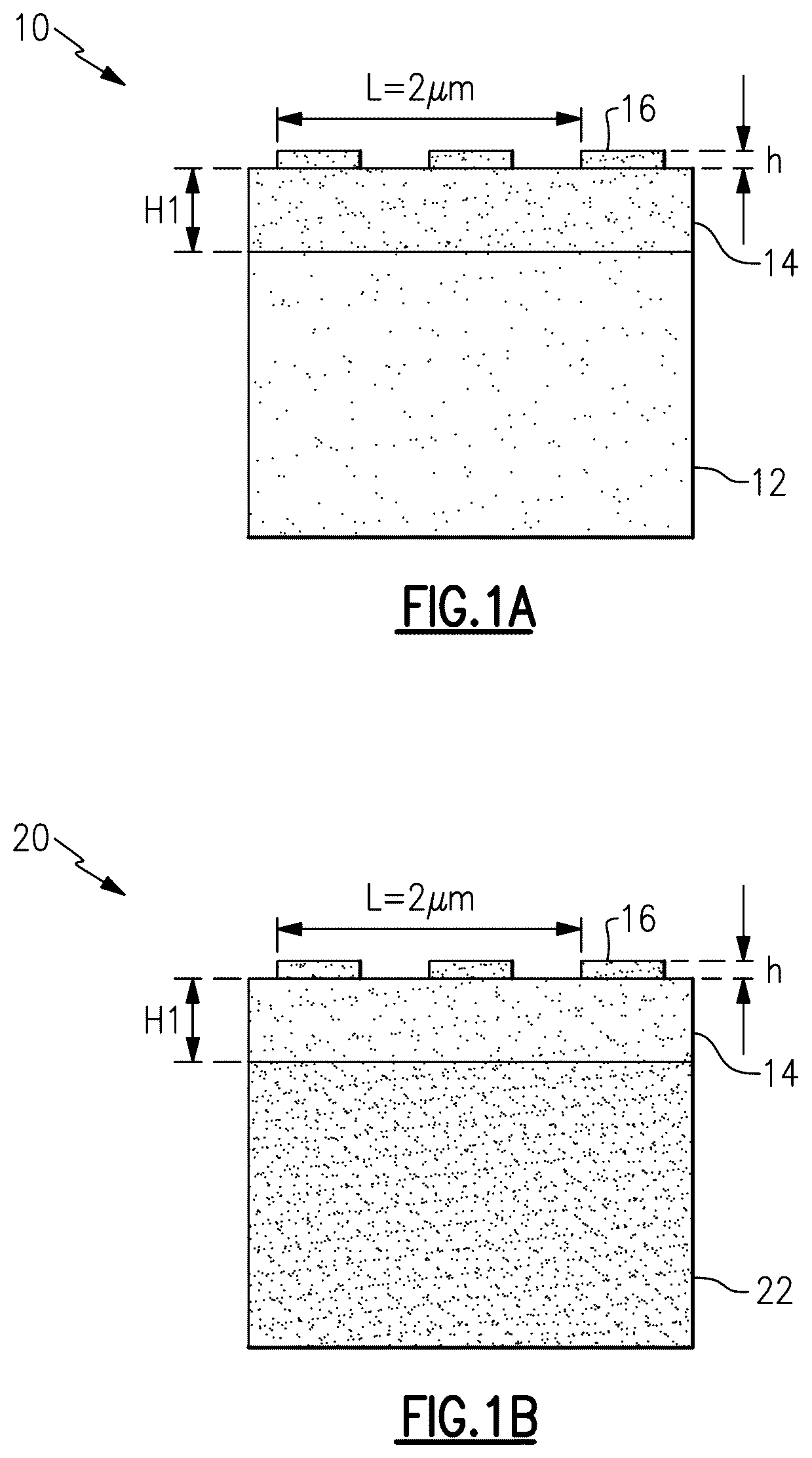Patent US11824515 — Acoustic wave device with spinel layer and temperature compensation layer — Figure 1