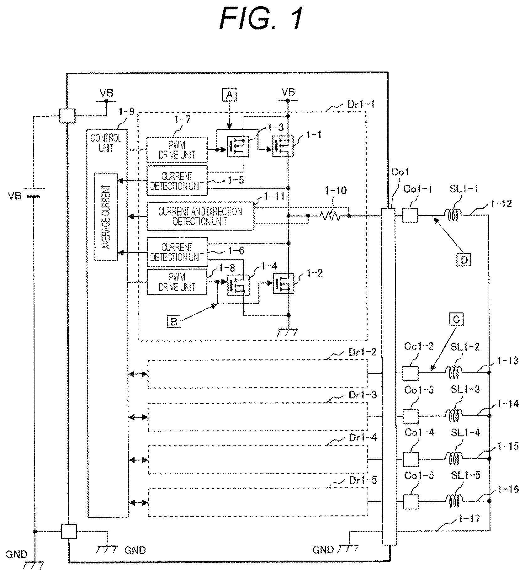 Patent US11824528 — Load drive device and control method of load drive device — Figure 1