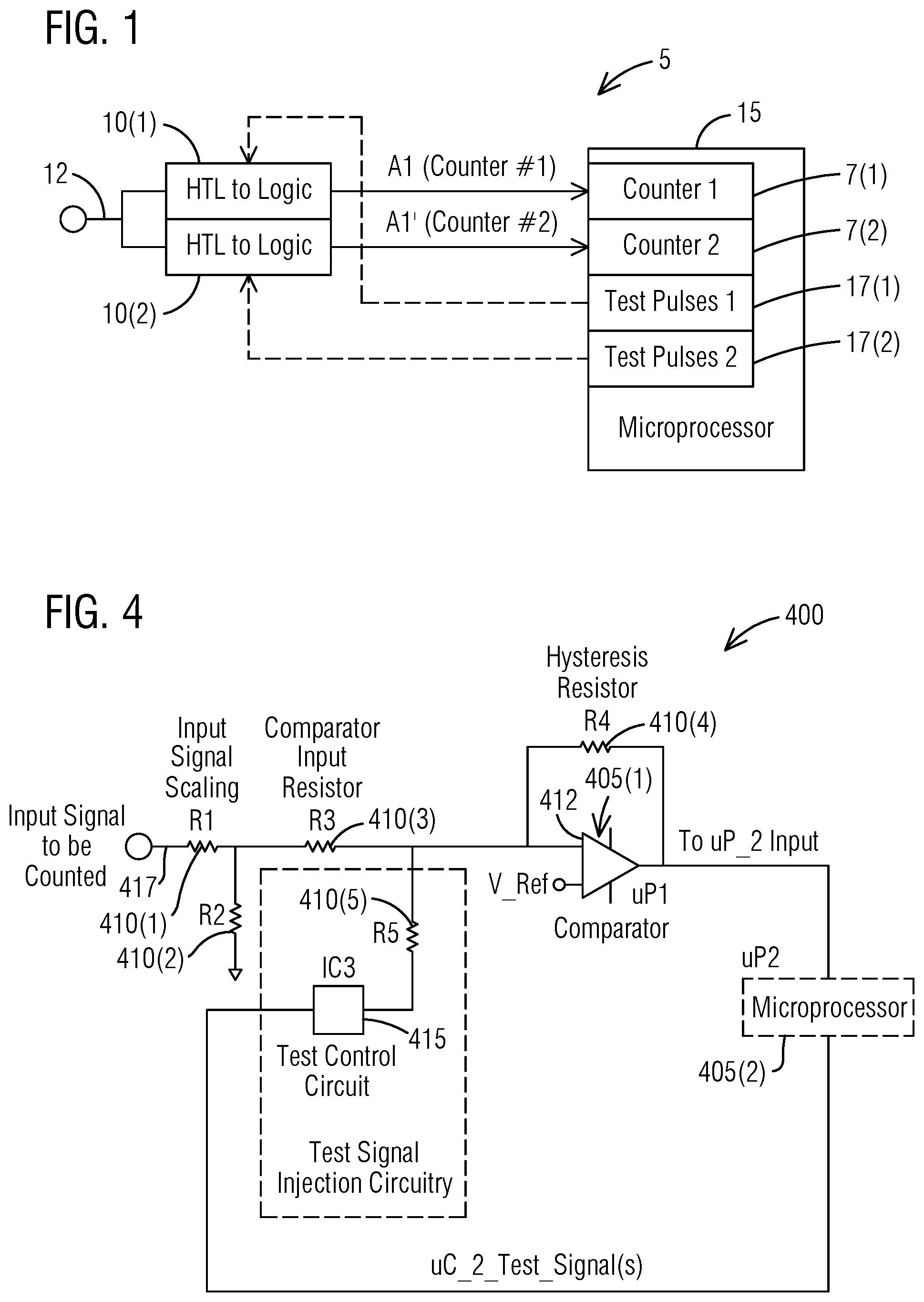 Patent US11824535 — Fail-safe counter evaluator to insure proper counting by a counter — Figure 1