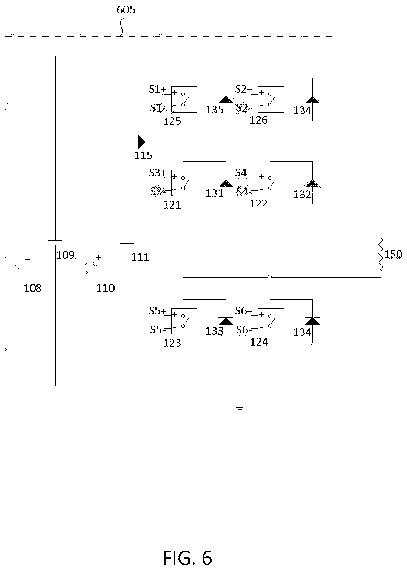 Patent US11824542 Figure 6 – Bipolar high voltage pulser