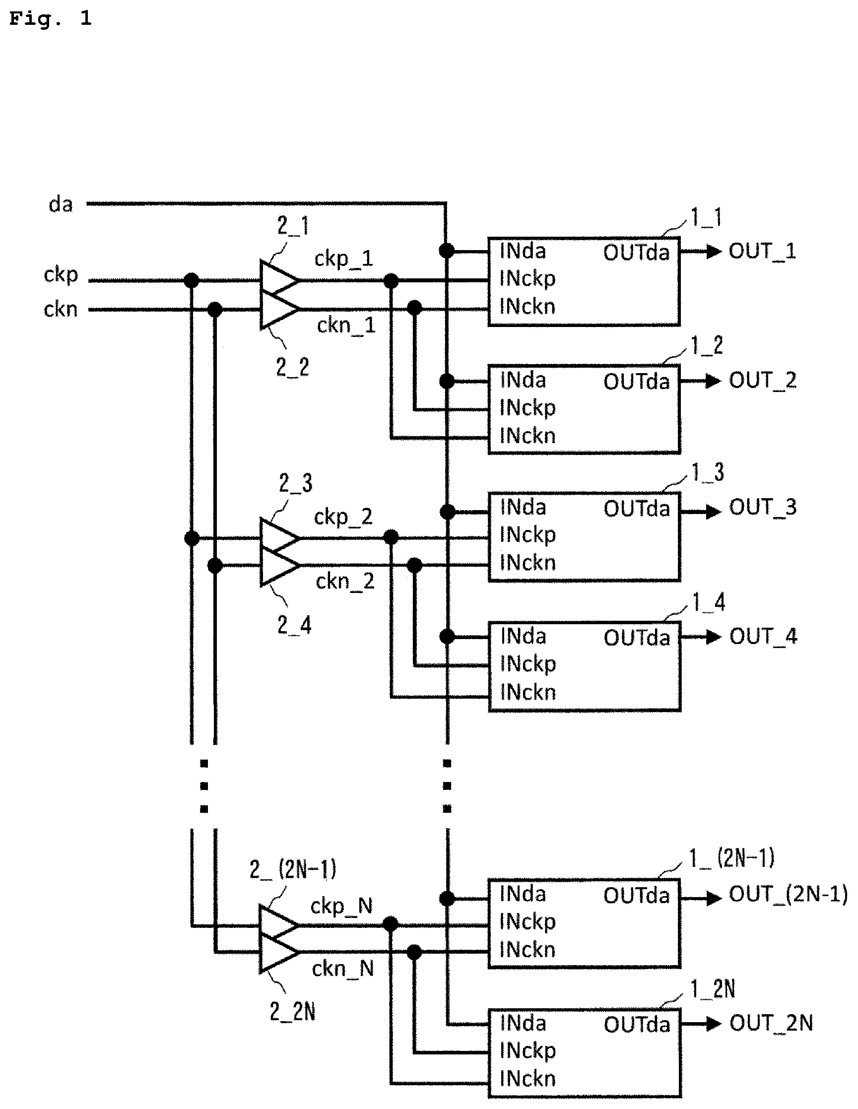 Patent US11824551 — Track-and-hold circuit — Figure 1