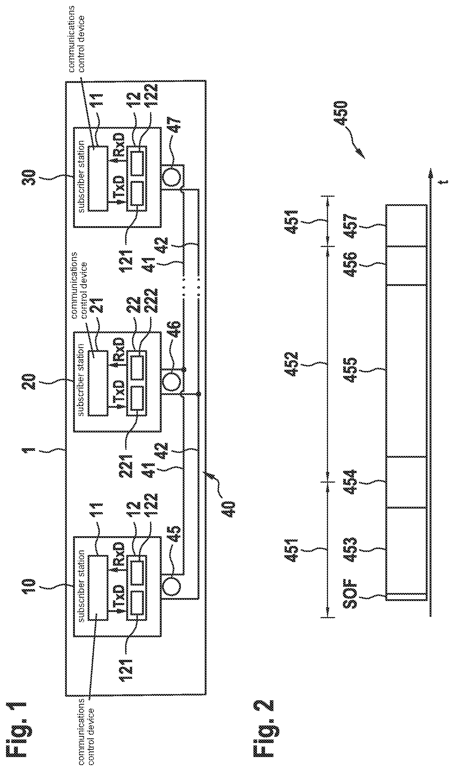 Patent US11824577 — Receive module and method for receiving differential signals in a serial bus system — Figure 1