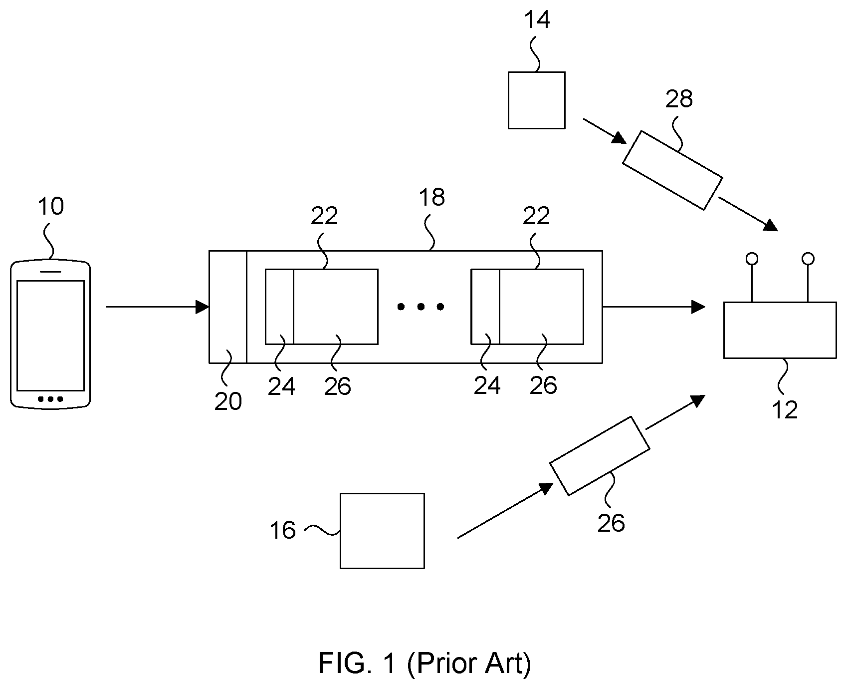 Patent US11824658 — Channel disruption wireless communication system — Figure 1