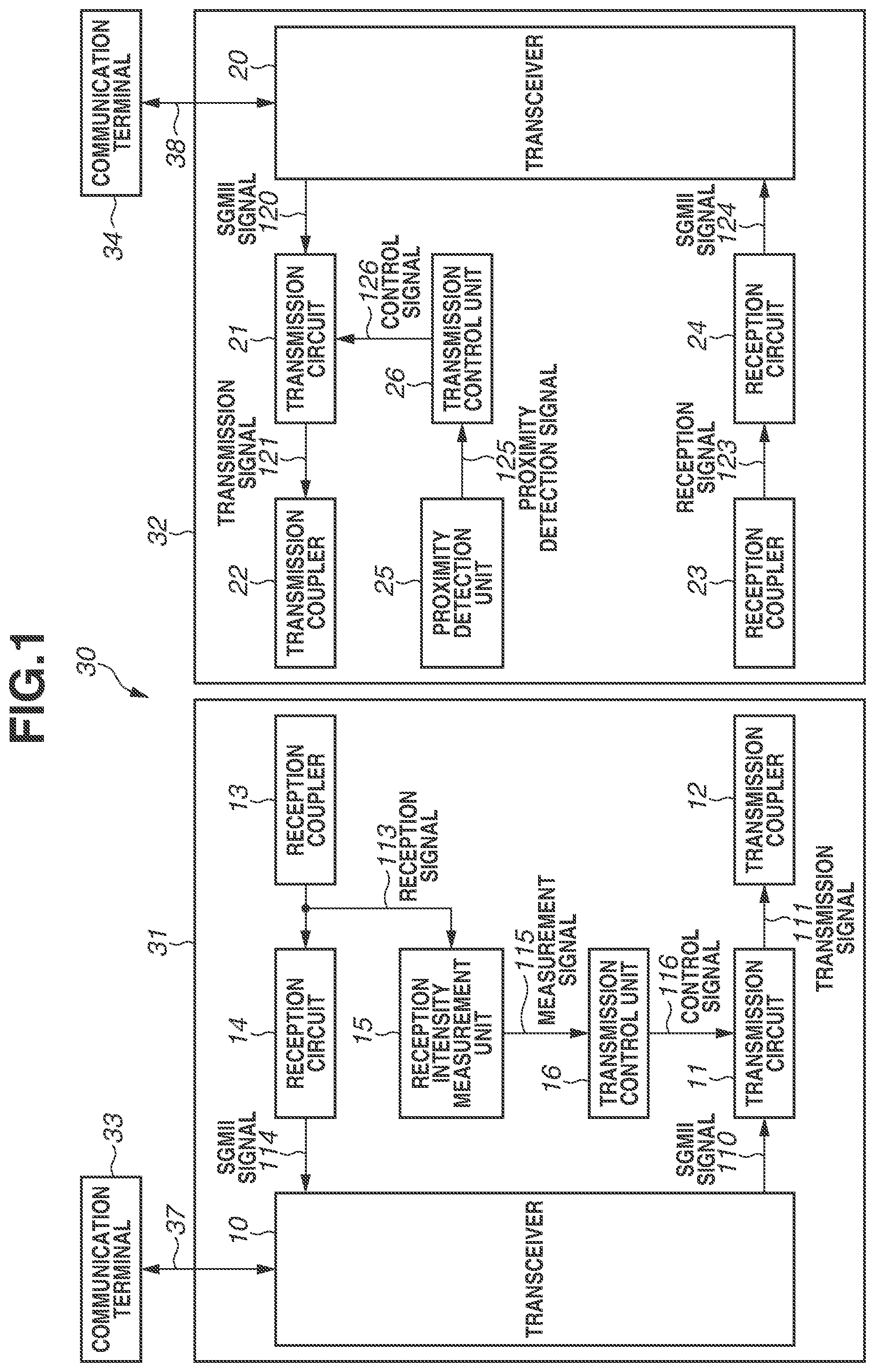 Patent US11824689 — Communication apparatus and method for controlling the same — Figure 1