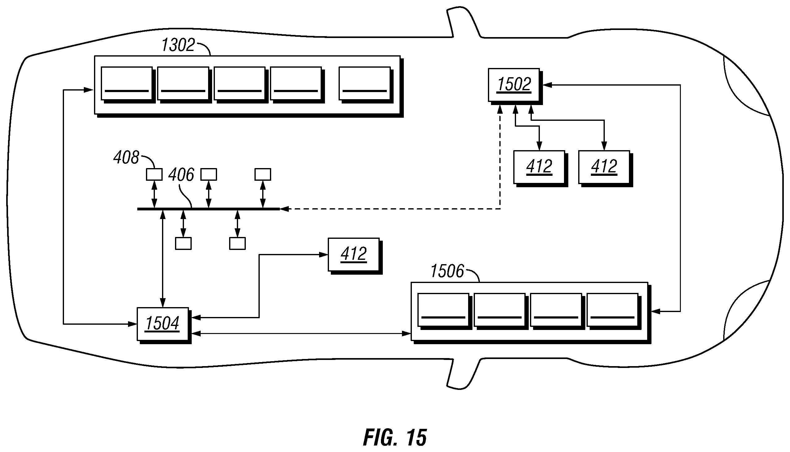 Patent US11824722 Figure 14 – System, method, and apparatus to support mixed network communications on a vehicle