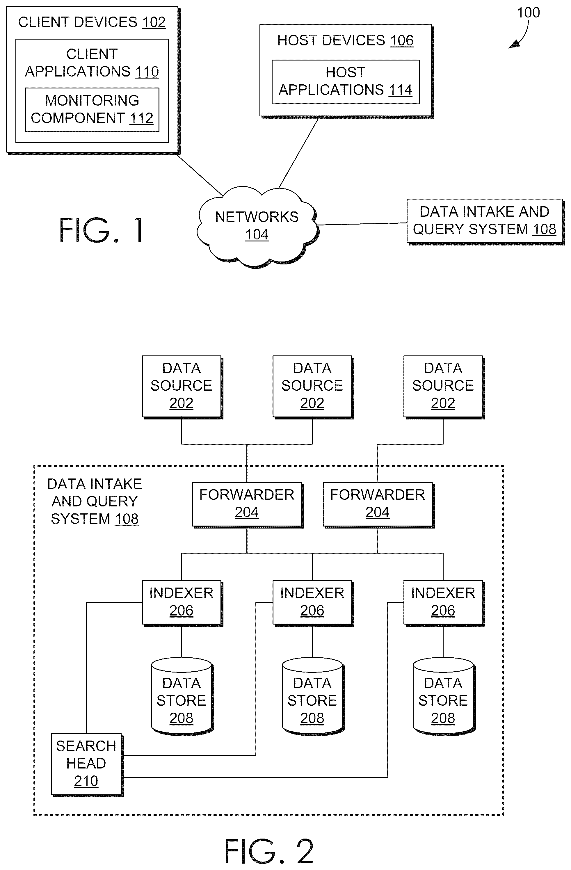 Patent US11824729 Figure 1 – Generating a three-dimensional cityscape including a cluster of nodes