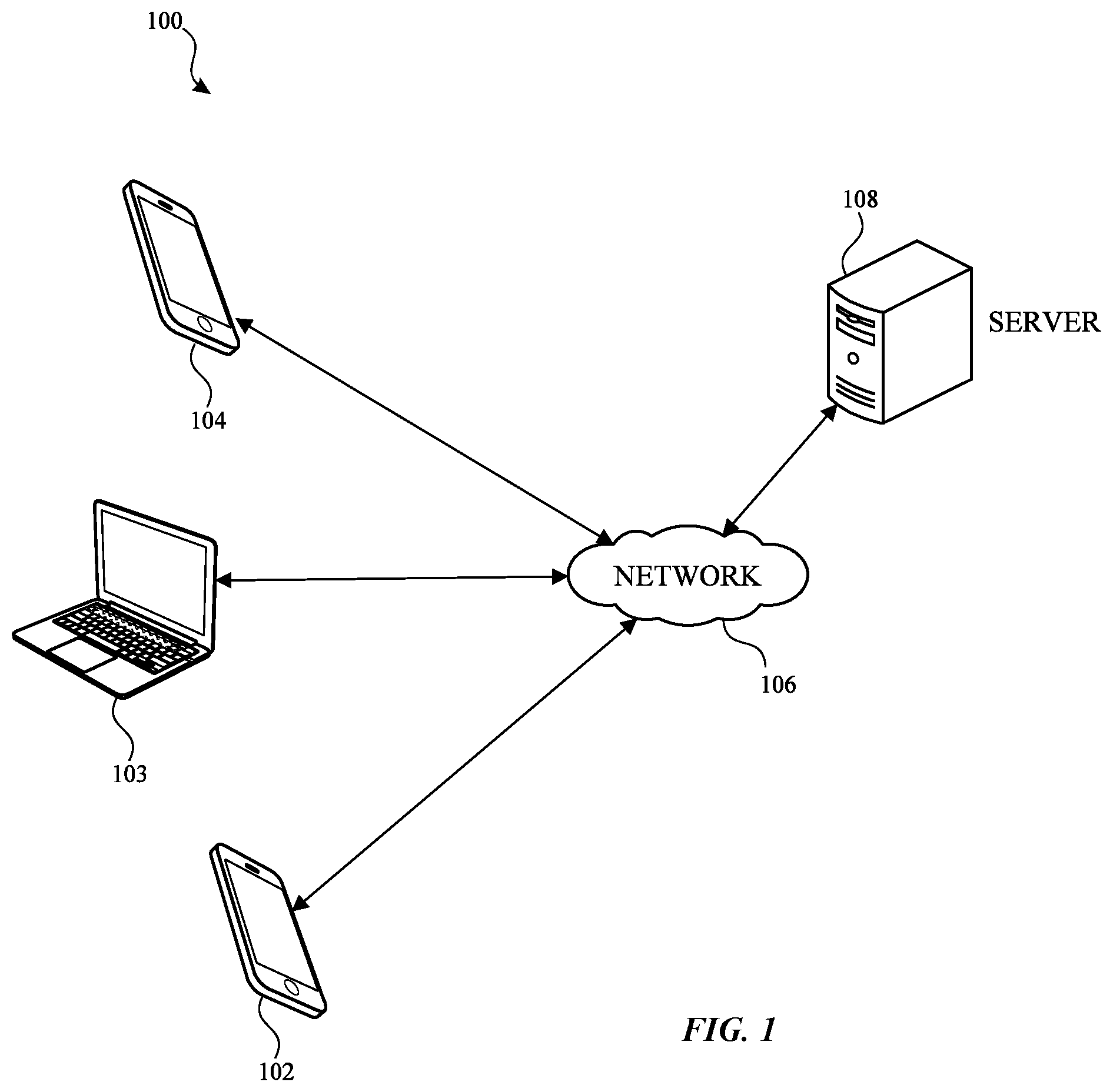 Patent US11824737 — Per-packet type packet loss management — Figure 1