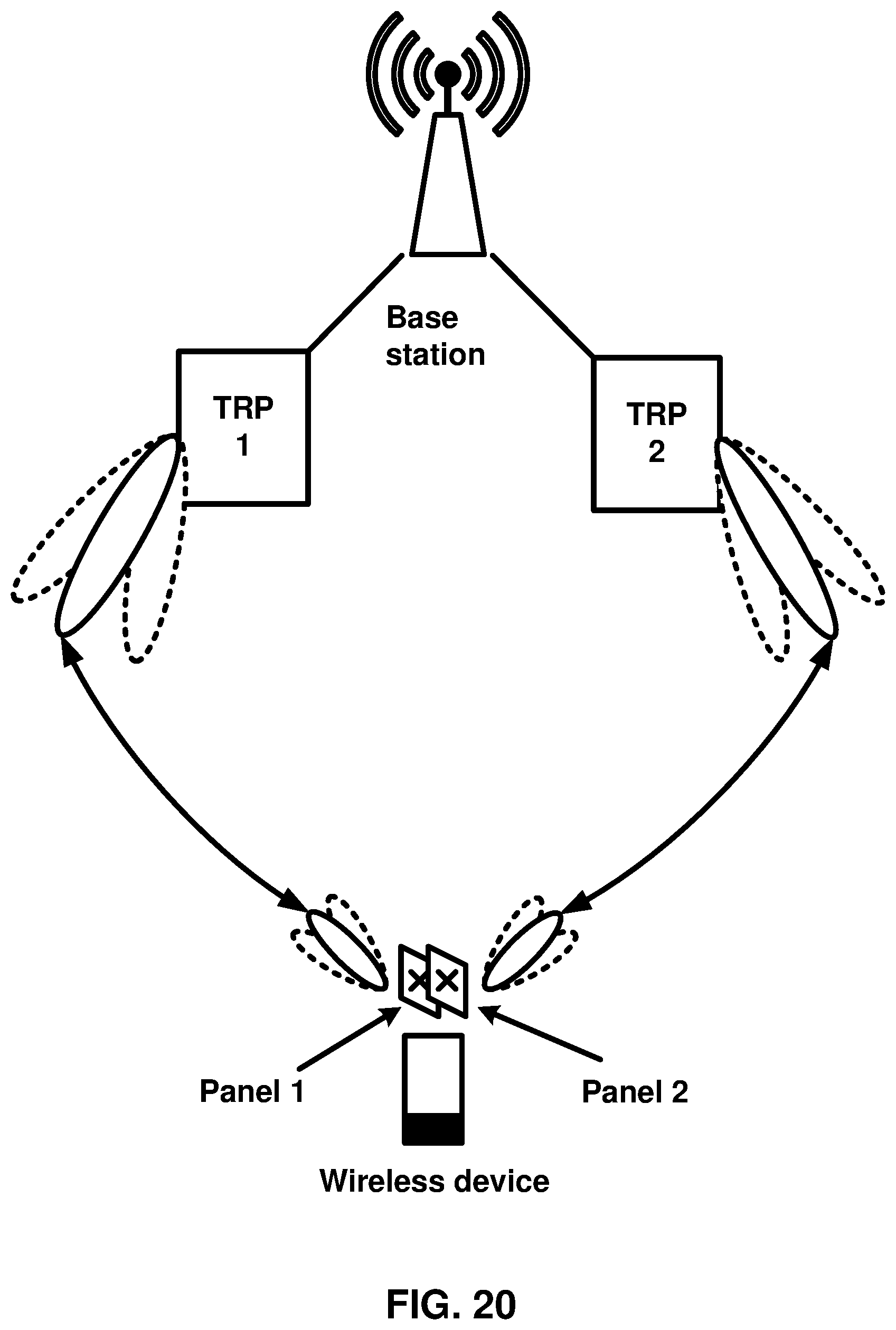 Patent US11824807 Figure 20 – Default spatial filter determination