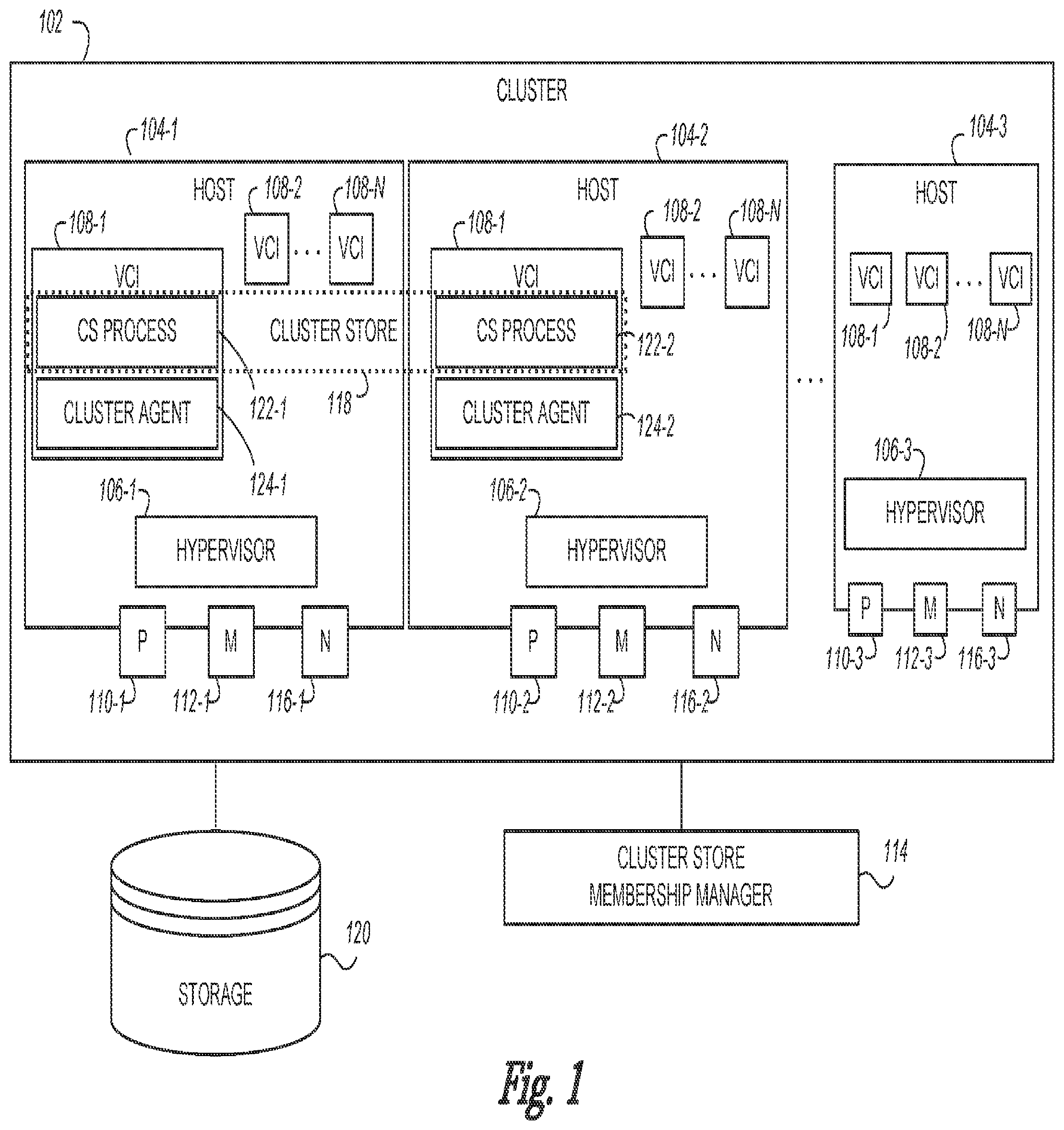 Patent US11824929 — Using maintenance mode to upgrade a distributed system — Figure 1