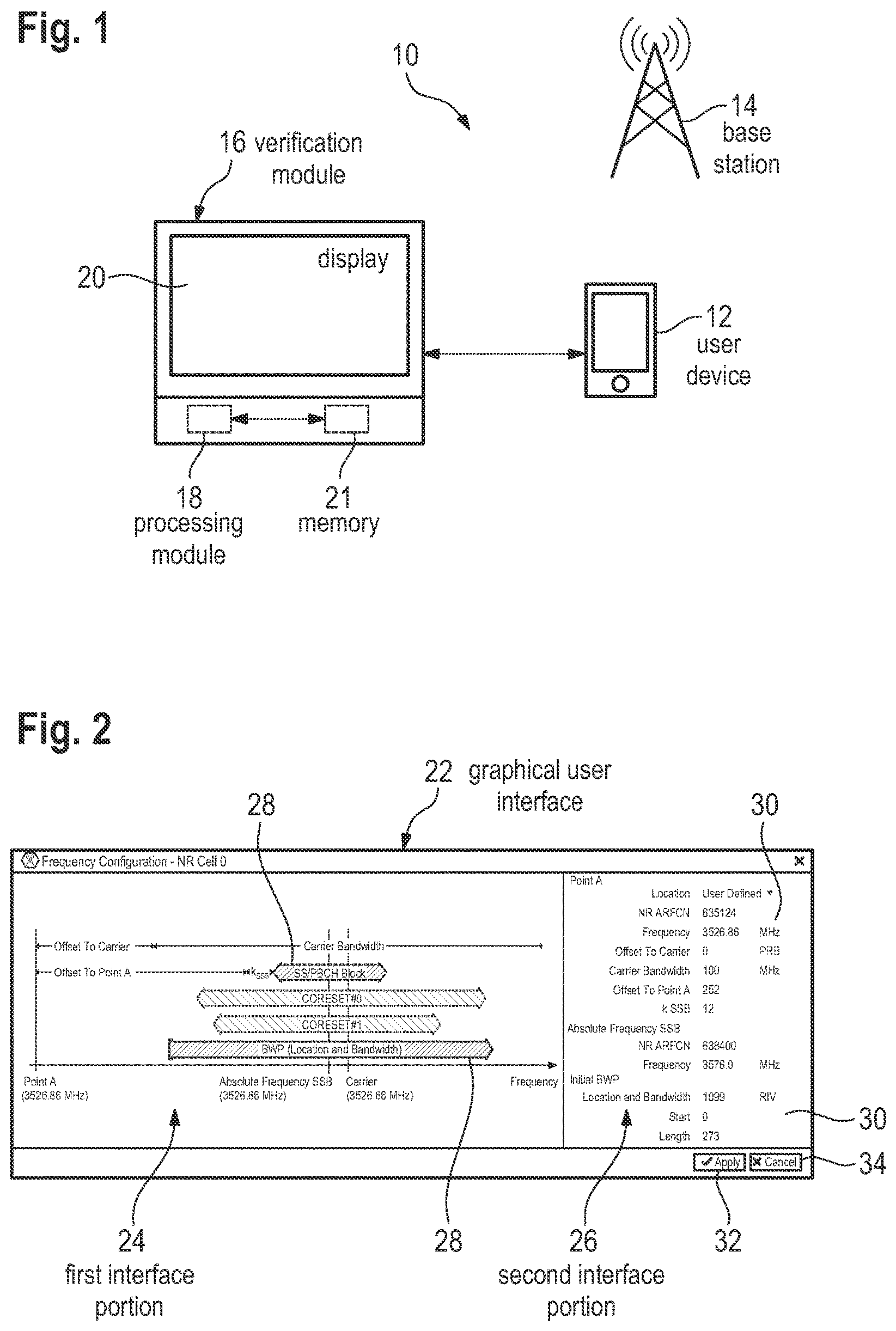 Patent US11824958 Figure 1 – Verification module and verification method for 5G new radio applications