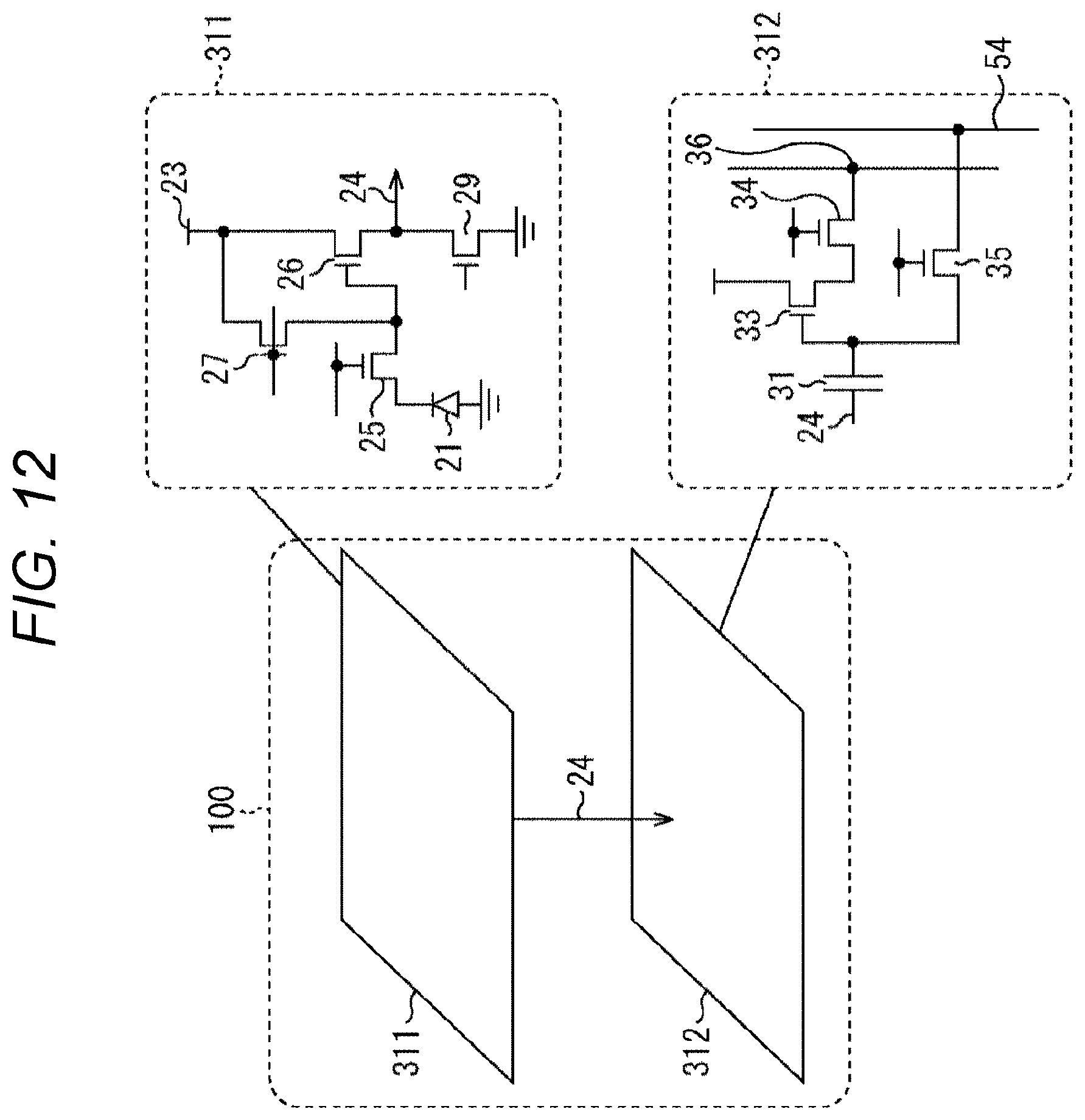 Patent US11832005 Figure 11 – Imaging element