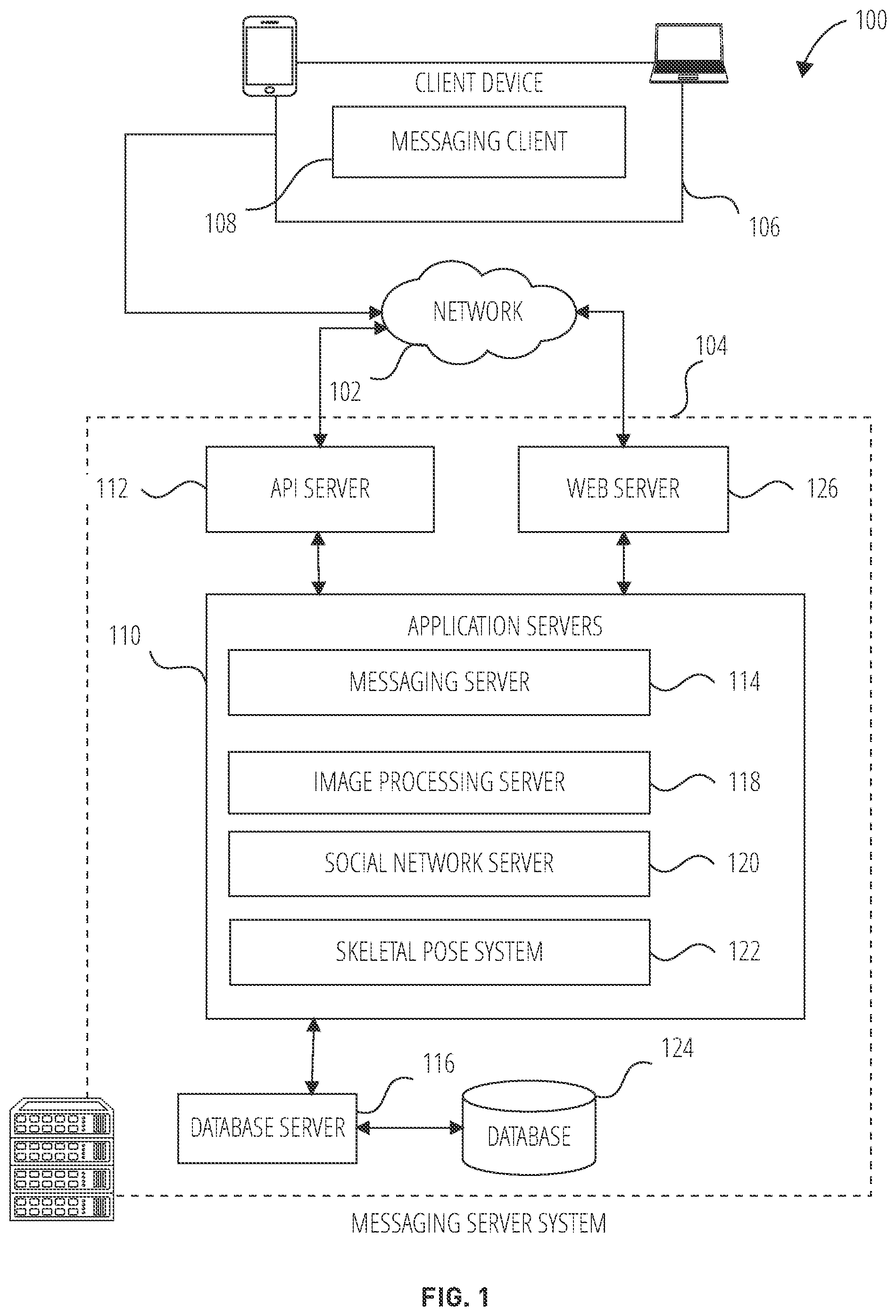 Patent US11832015 — User interface for pose driven virtual effects — Figure 1