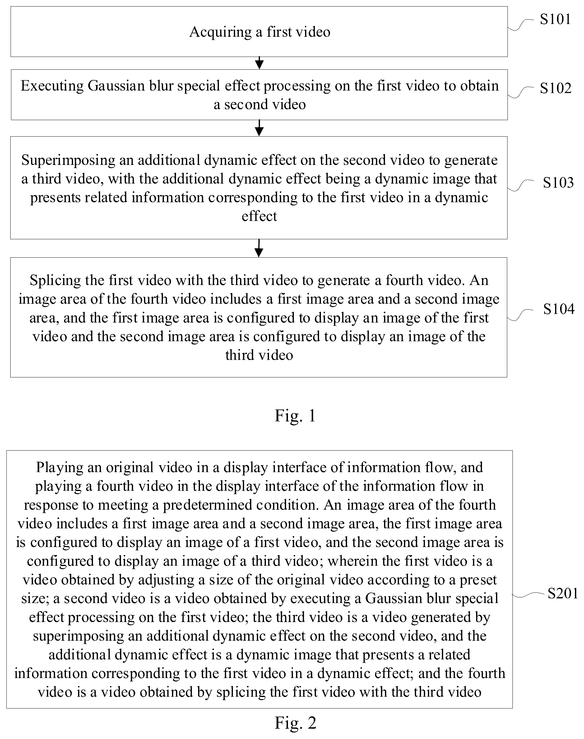 Patent US11832017 — Video generation method, video playing method, video generation device, video playing device, electronic apparatus and computer-readable storage medium — Figure 1