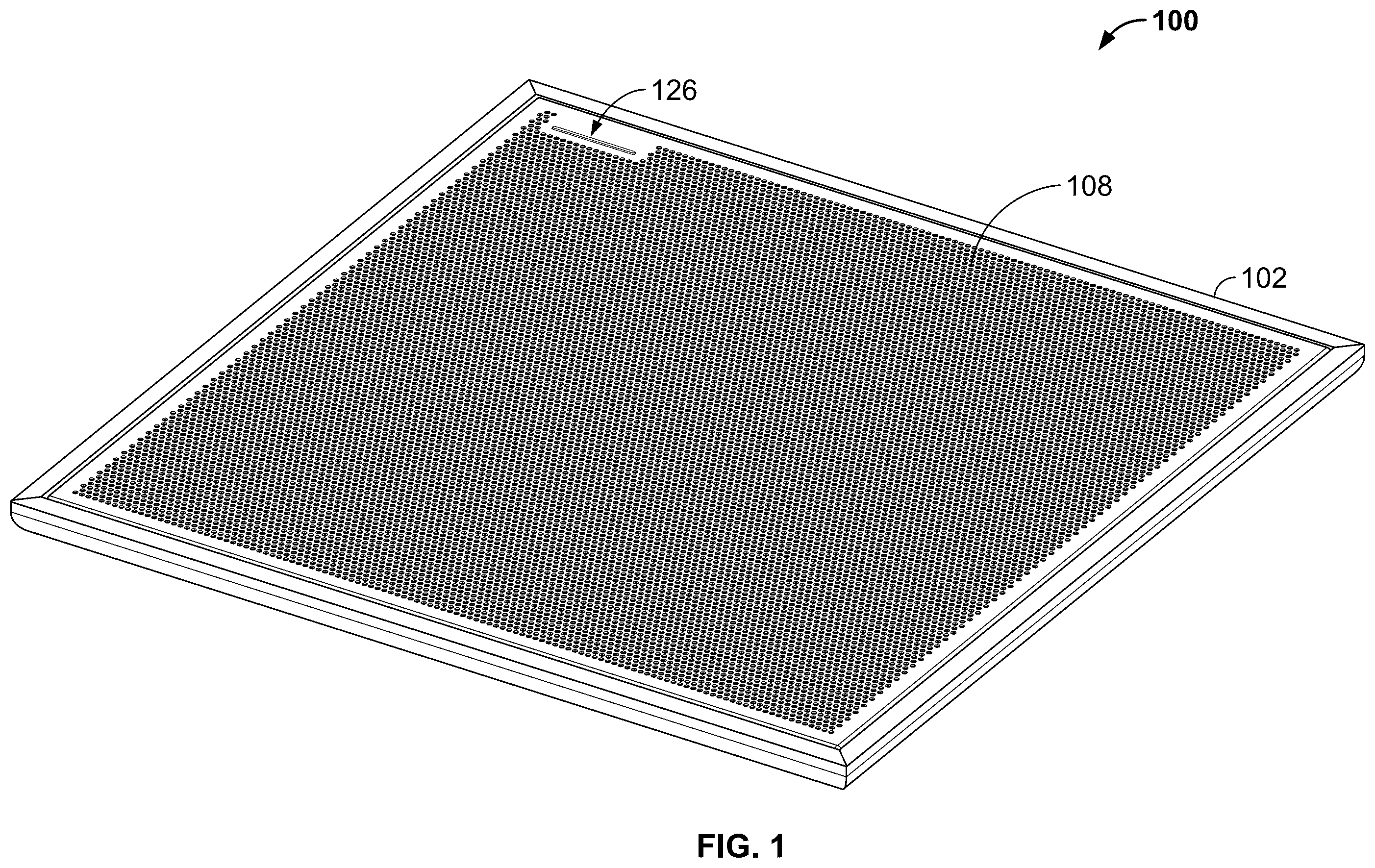 Patent US11832053 — Array microphone system and method of assembling the same — Figure 1