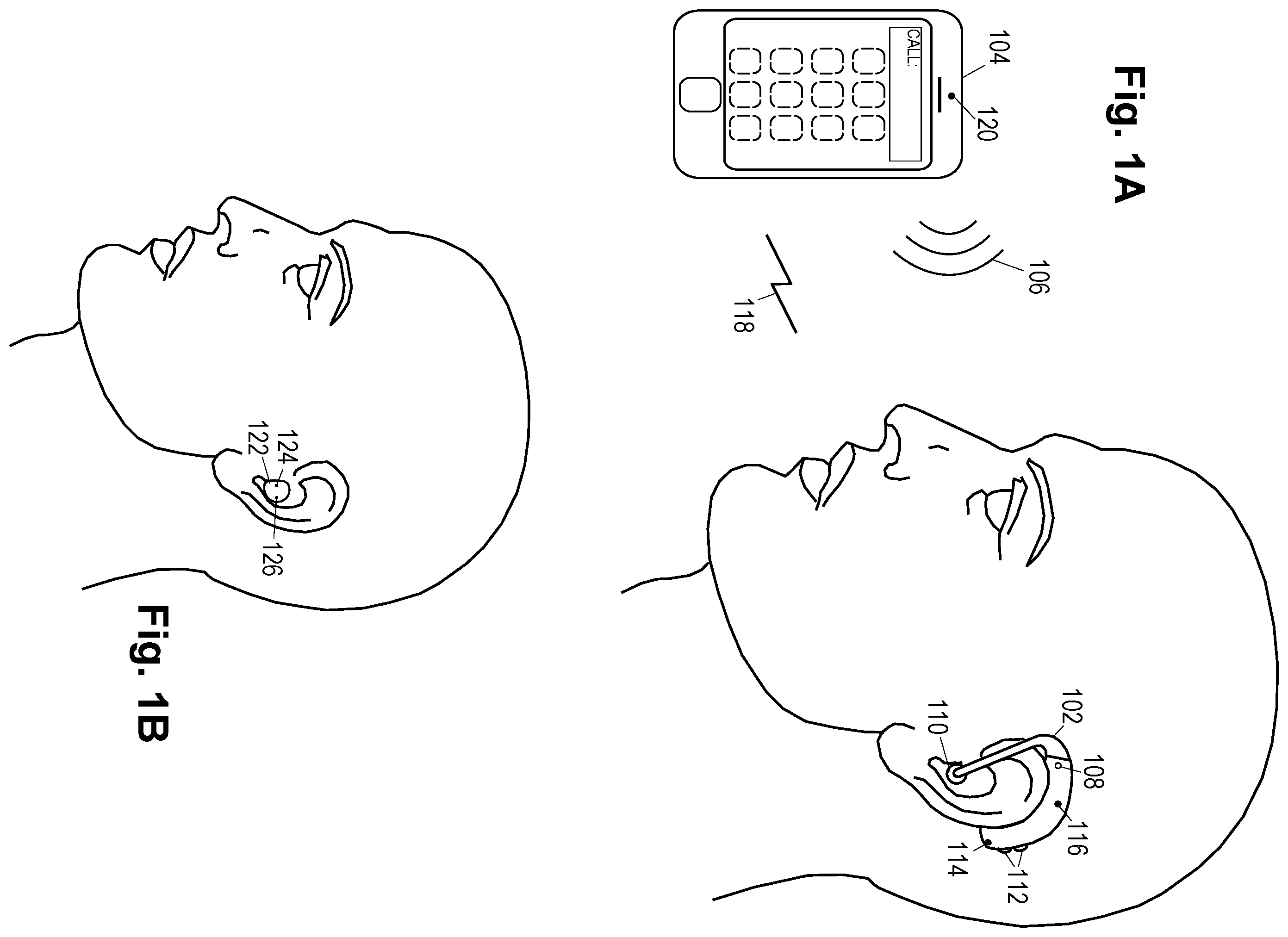 Patent US11832059 — Hearables and hearing aids with proximity-based adaptation — Figure 1