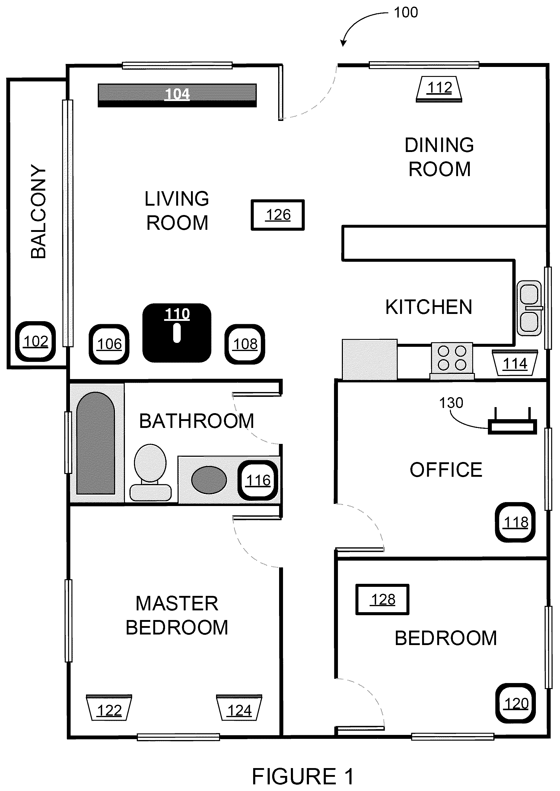 Patent US11832068 Figure 1 – Music service selection