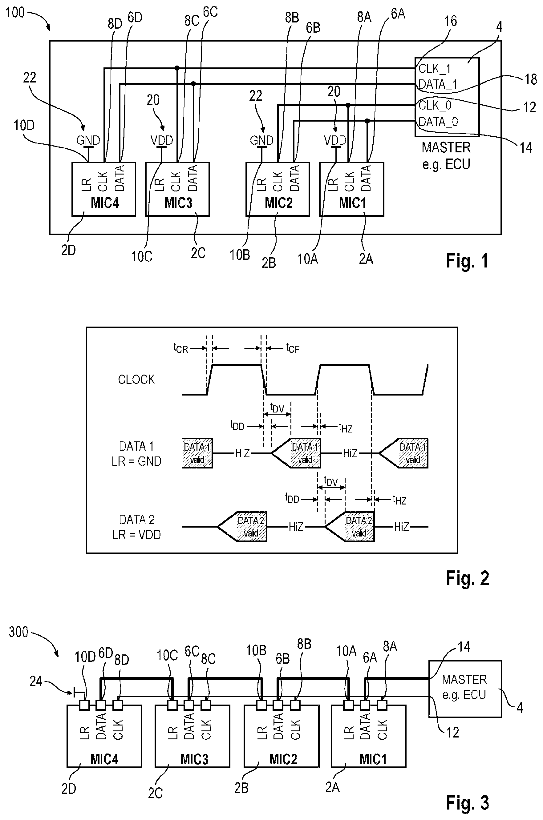 Patent US11832070 Figure 1 – Microphone devices and methods for operating thereof