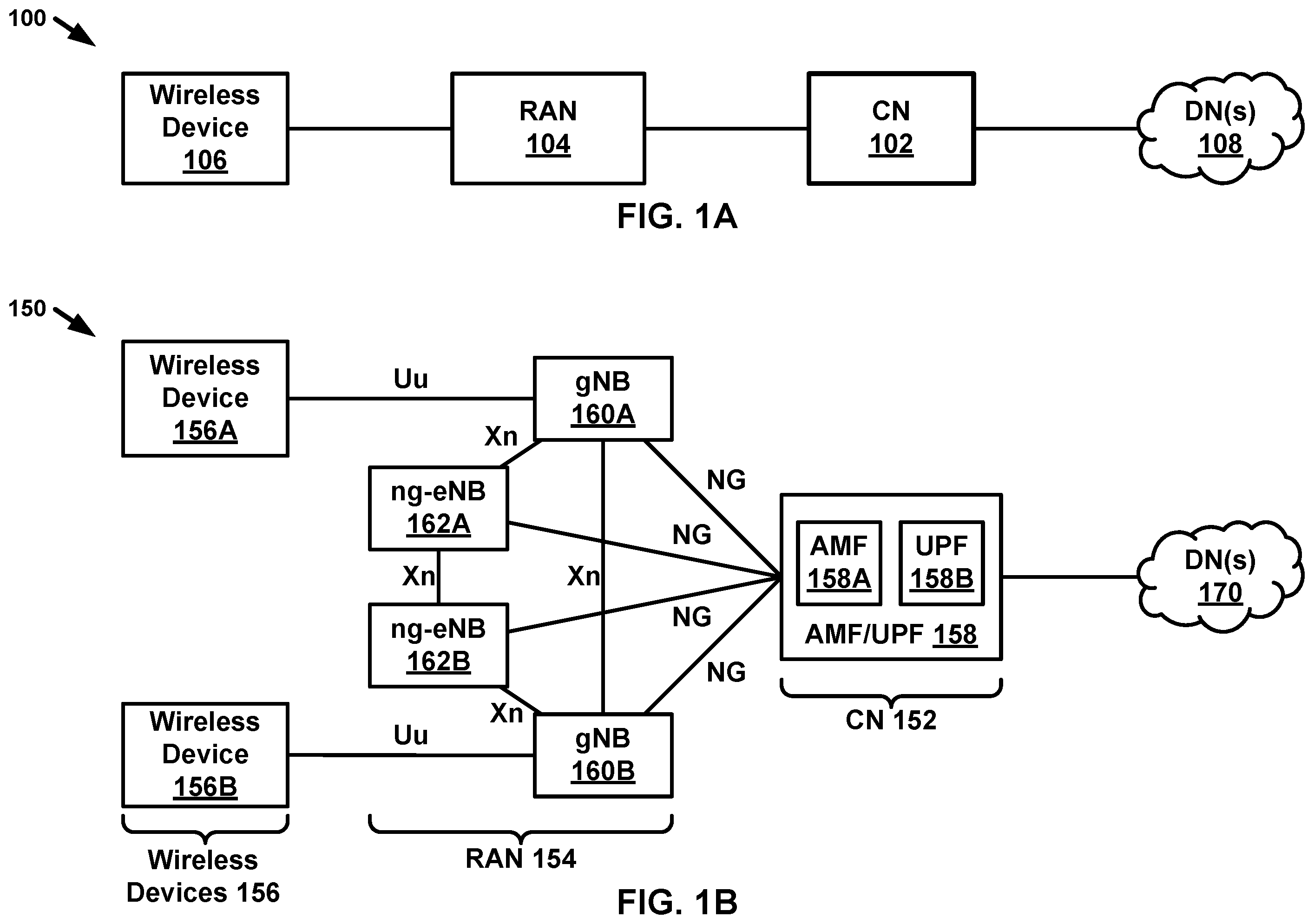Patent US11832285 — Transmission configuration and timing for wireless communications — Figure 1