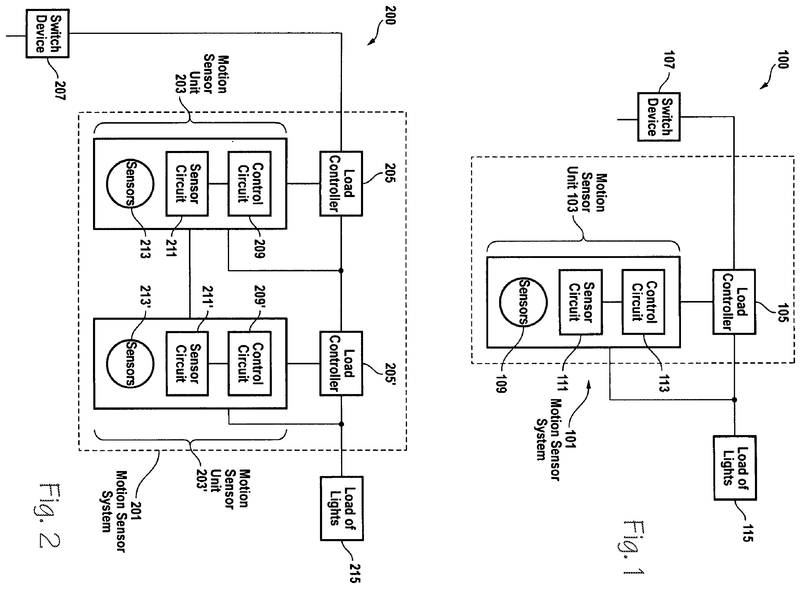 Patent US11832366 — Zero power lighting control device and method — Figure 1