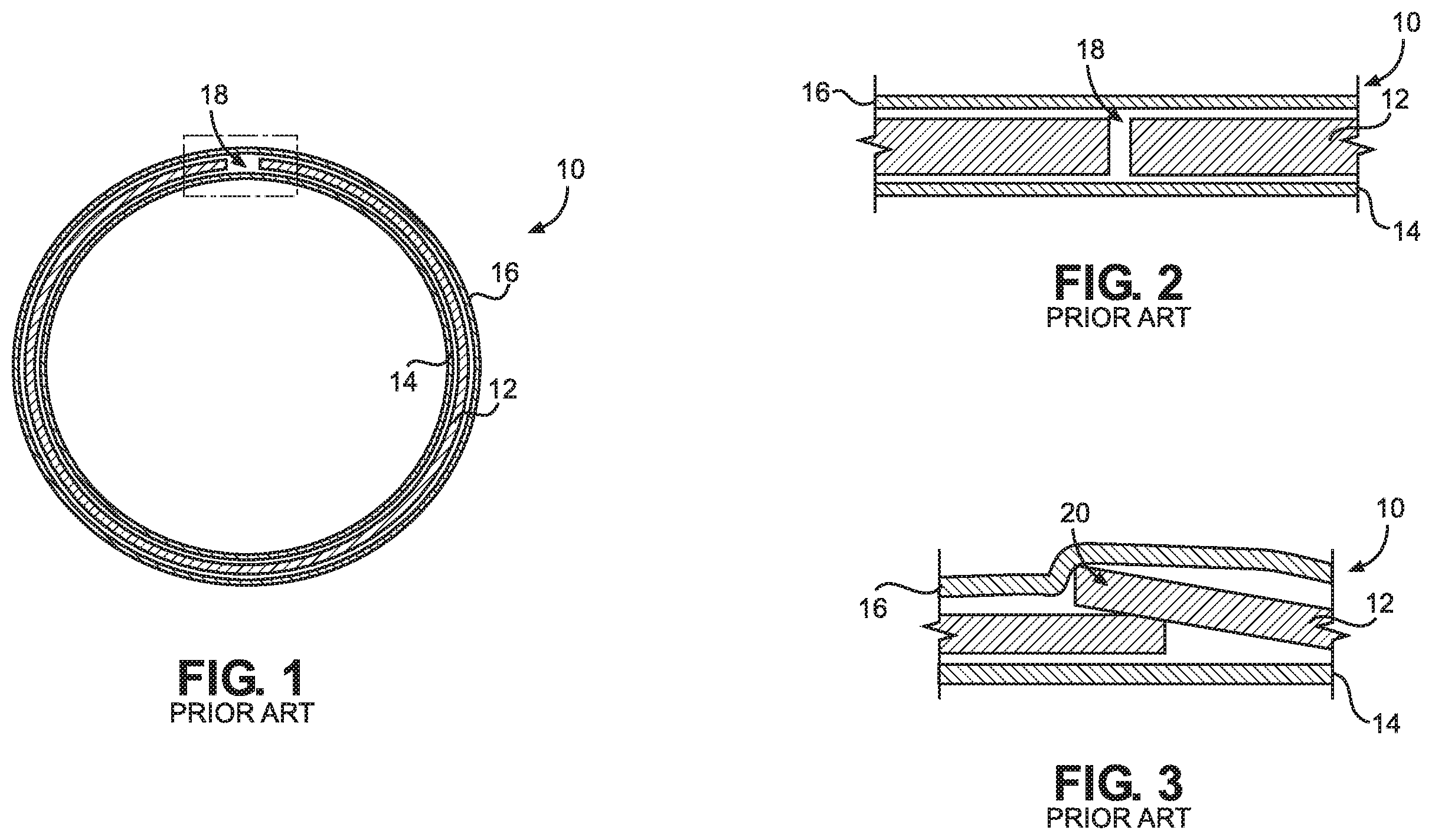 Patent US11832374 — Method of making an annular radioisotope target having a helical coil-shaped foil ribbon between cladding tubes — Figure 1