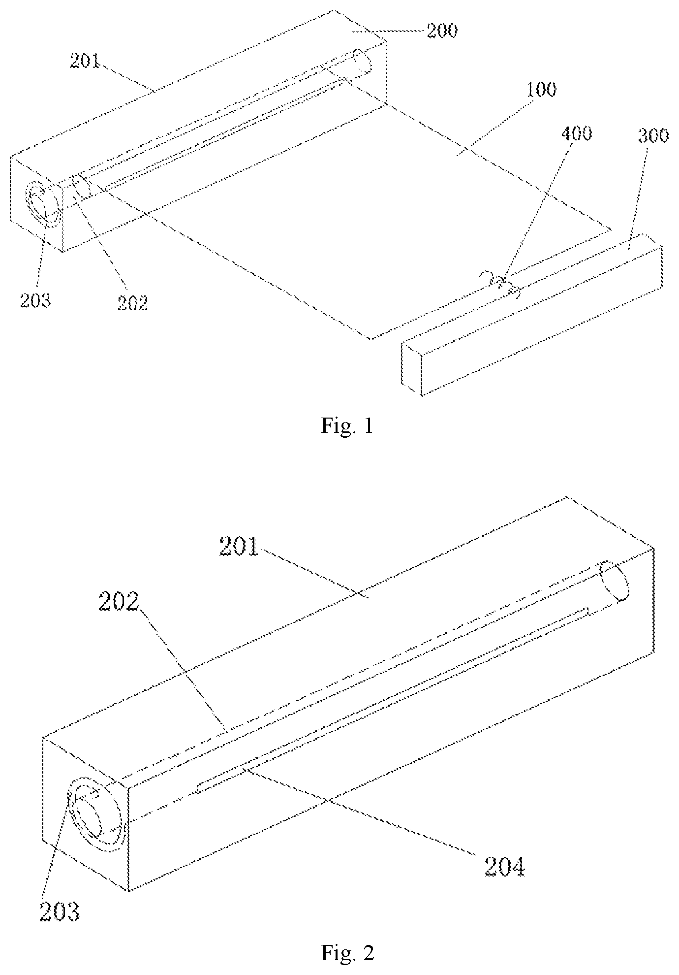 Patent US11832375 — Flattening structure of flexible screen, and display device — Figure 1