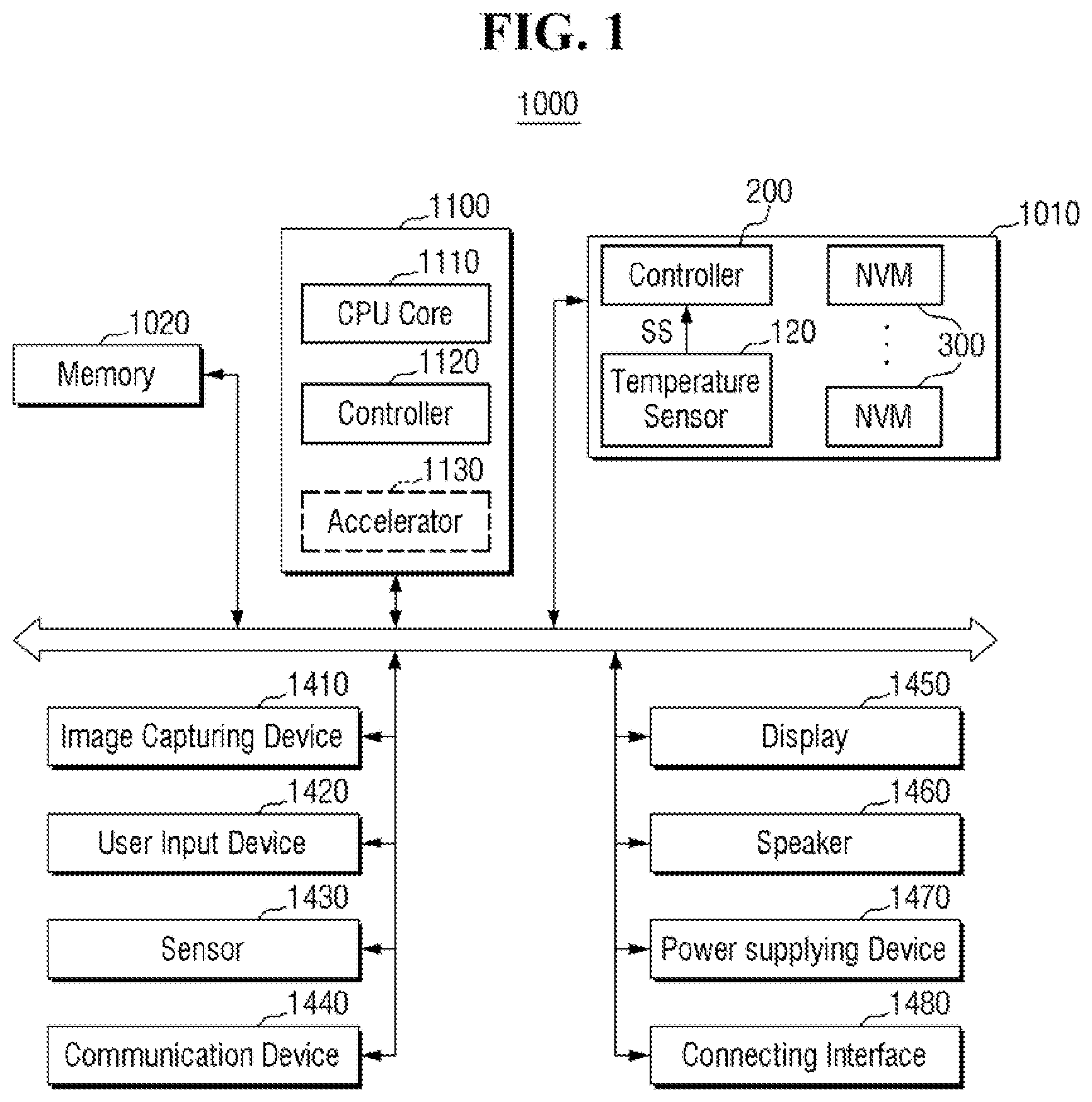Patent US11832382 — Printed circuit board and a storage system including the same — Figure 1
