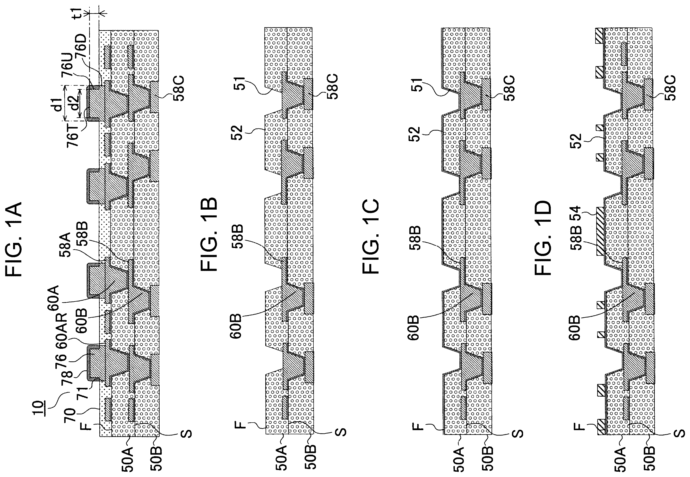 Patent US11832397 Figure 1 – Printed wiring board and method for manufacturing printed wiring board