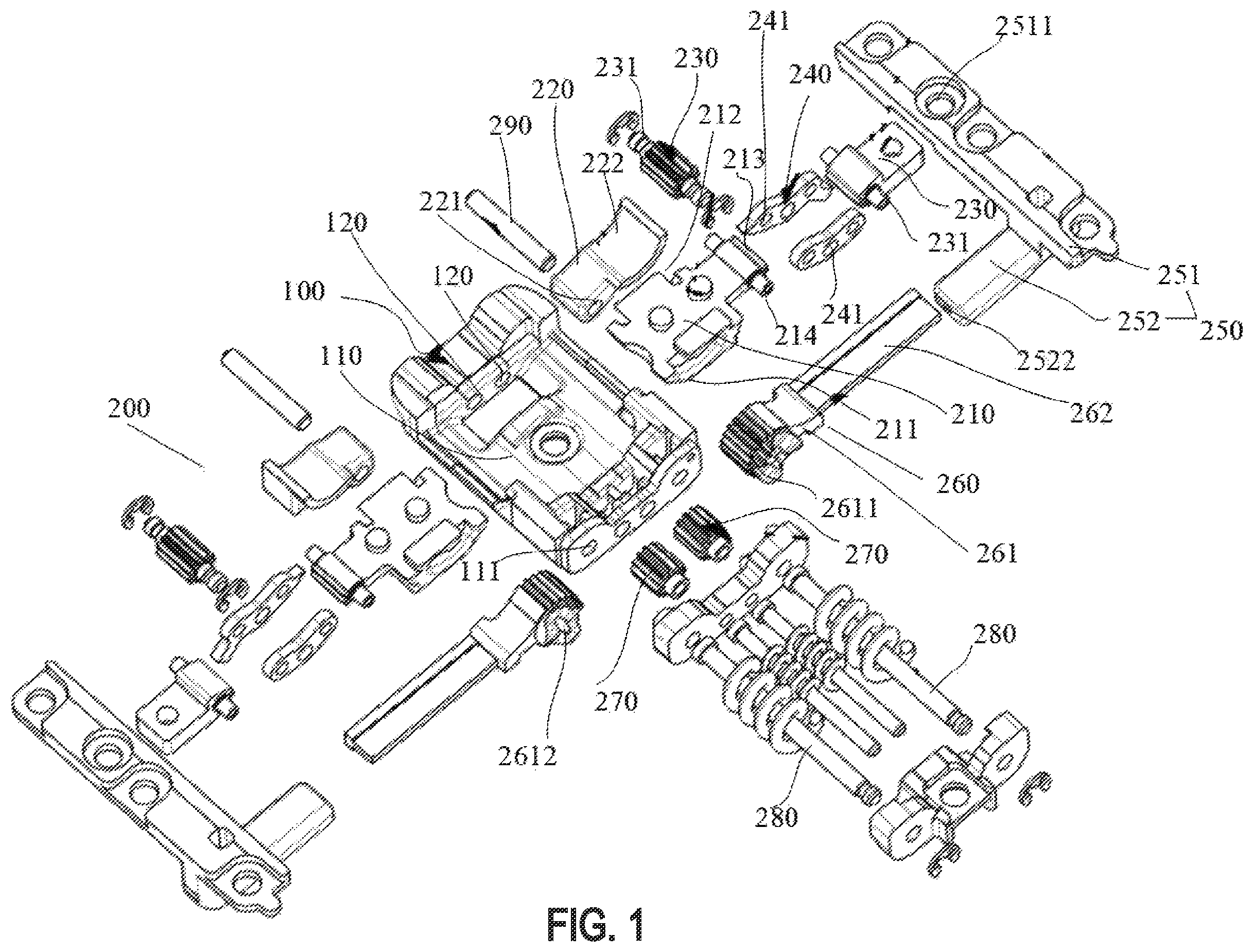 Patent US11832405 Figure 1 – Rotating module and electronic device