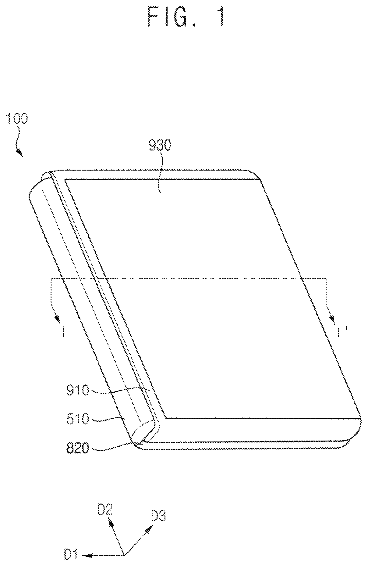 Patent US11832406 — Display device — Figure 1