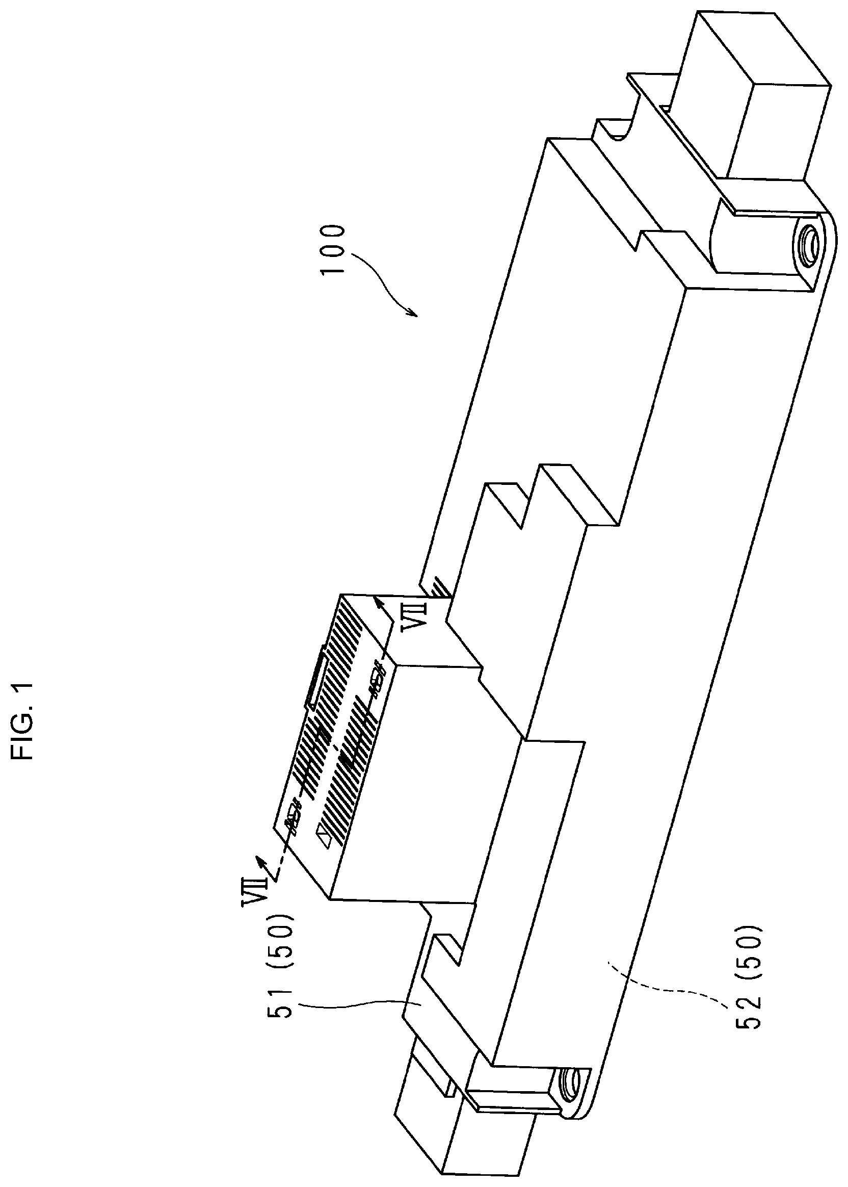 Patent US11832424 — Electronic module — Figure 1