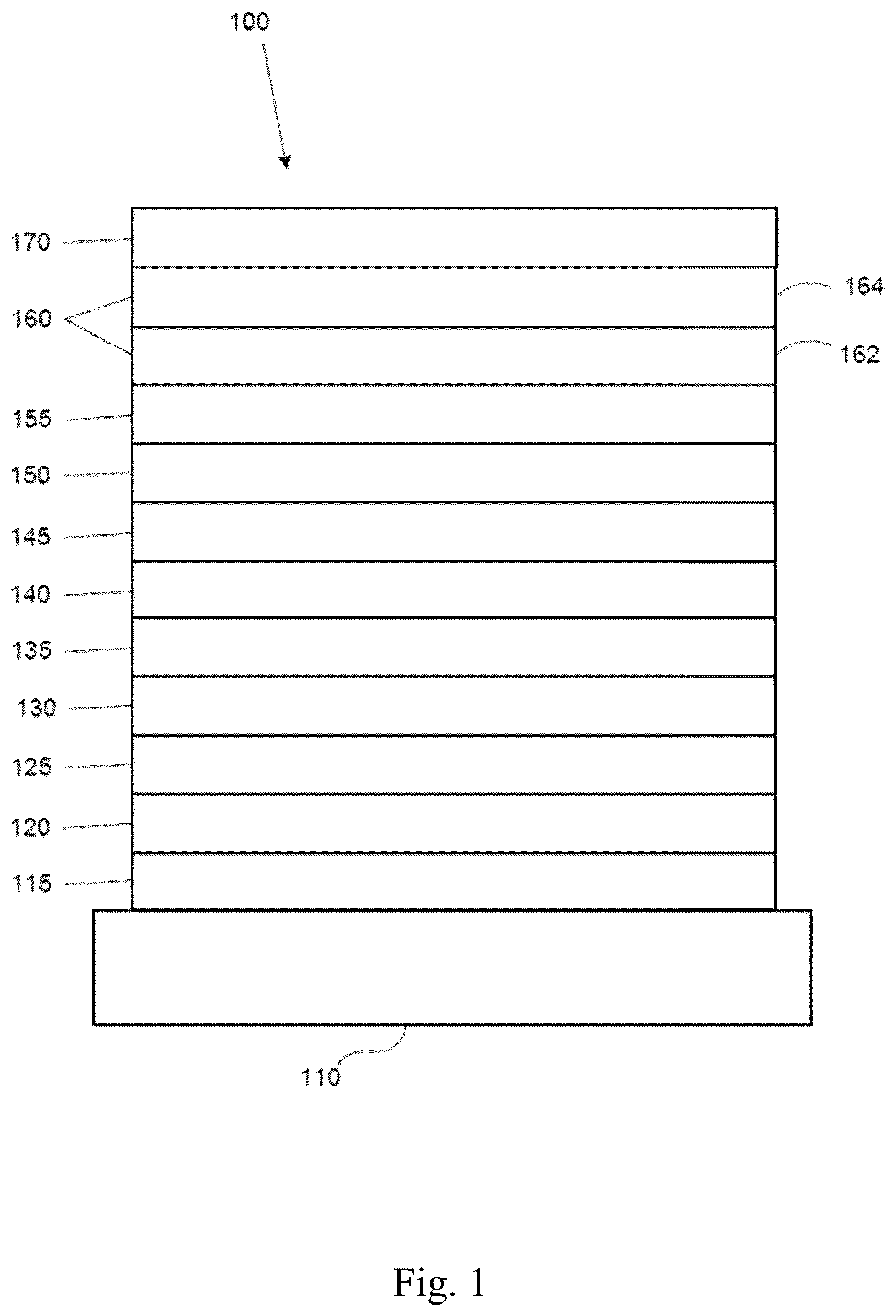 Patent US11832475 — Flexible electronic display device — Figure 1