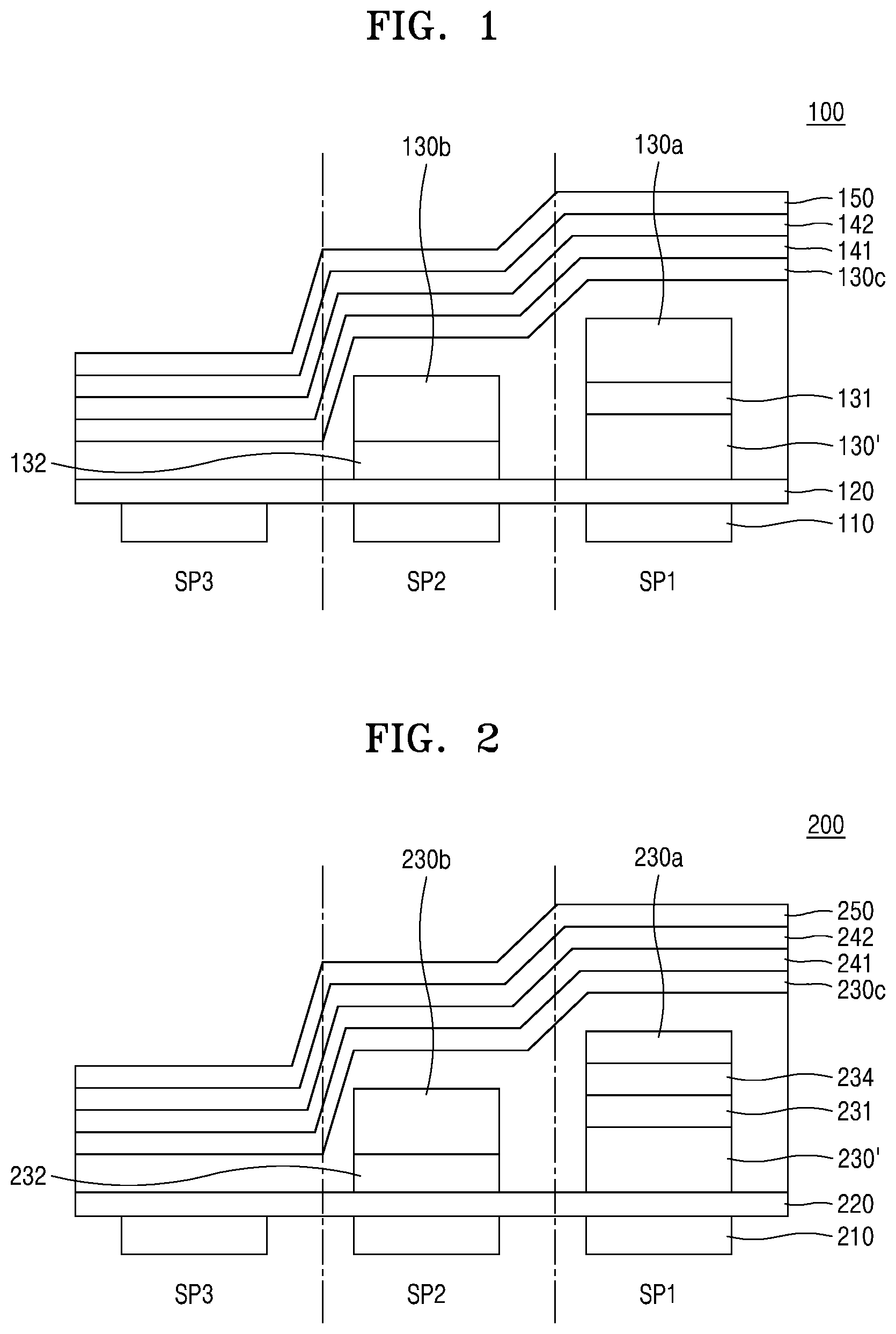 Patent US11832489 — Light-emitting device — Figure 1